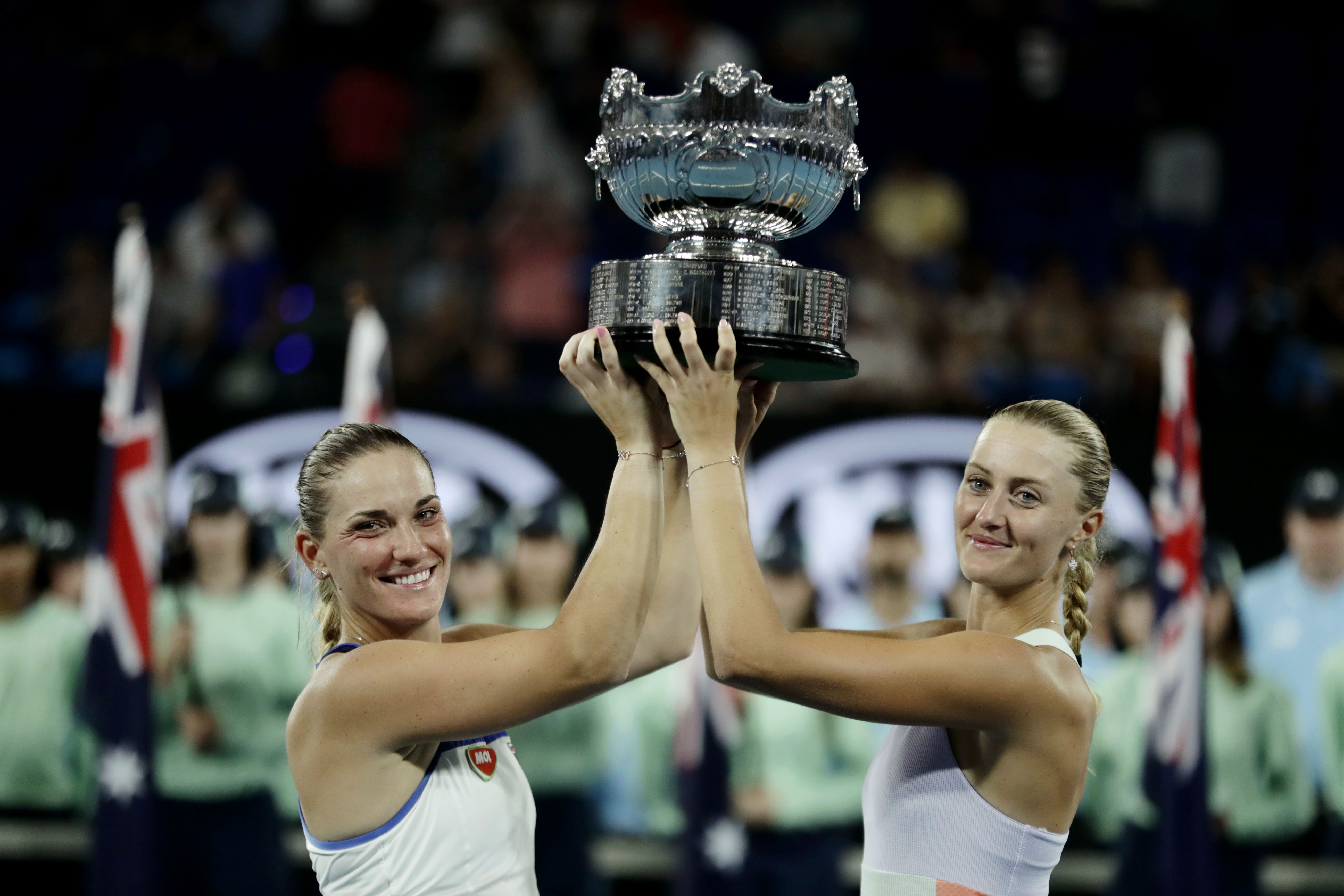 Timea Baboš i Kristina Mladenović