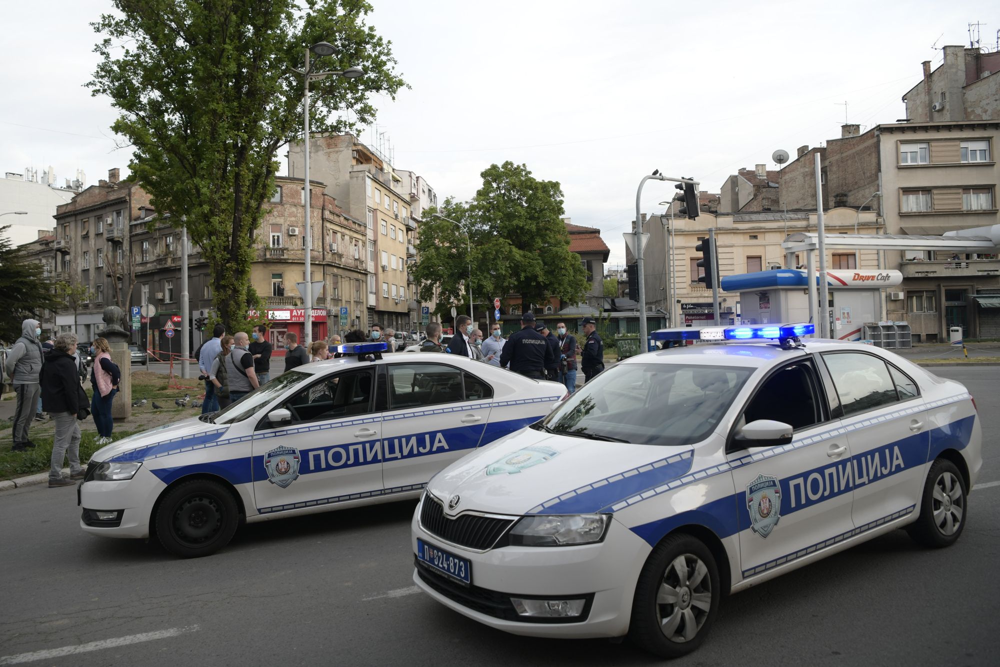 Beograd 29.04.2020. Donji Dorćol, protest, nova okretnica trolejbusa Foto: Goran Srdanov/Nova.rs