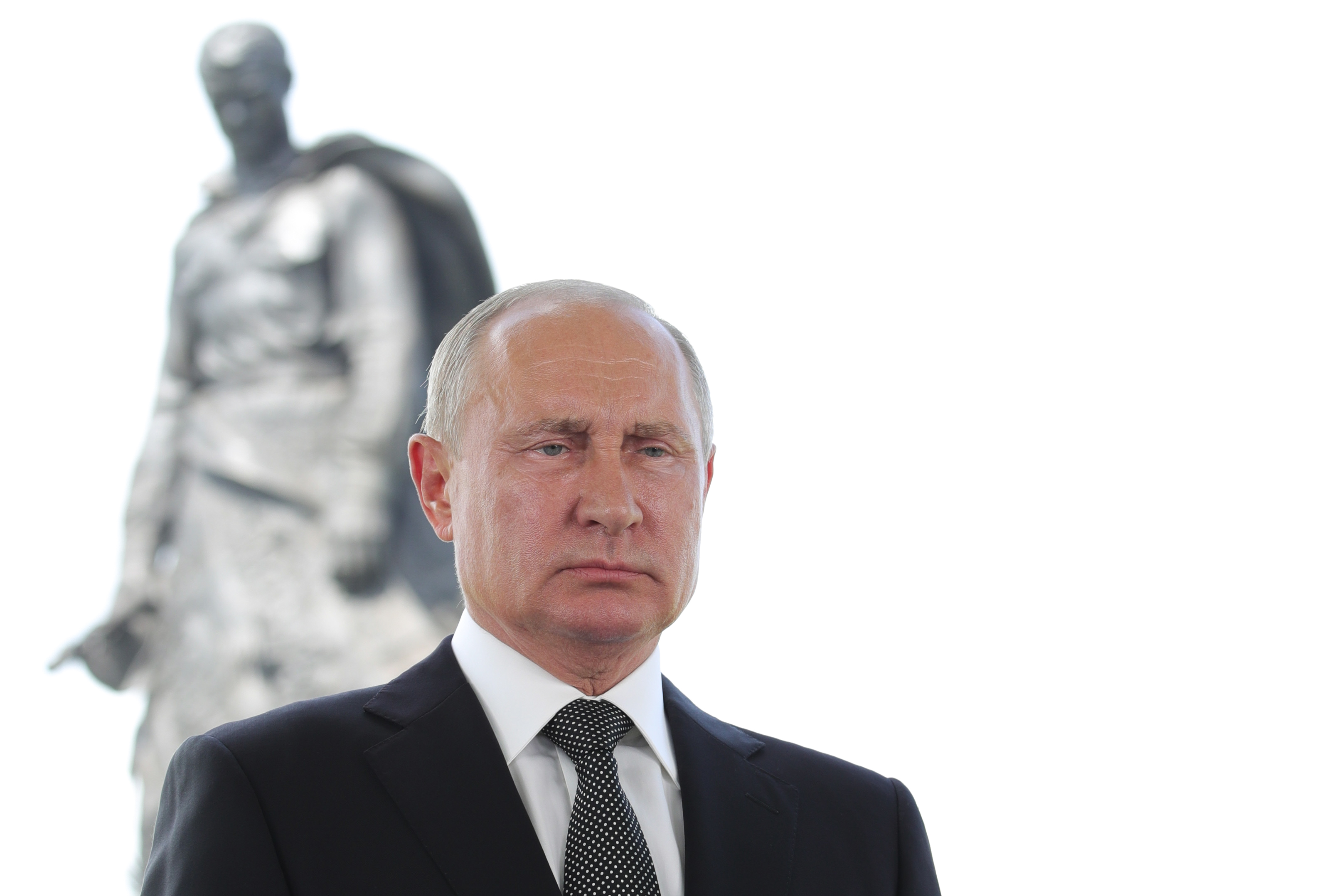 Russian President Vladimir Putin addresses the nation