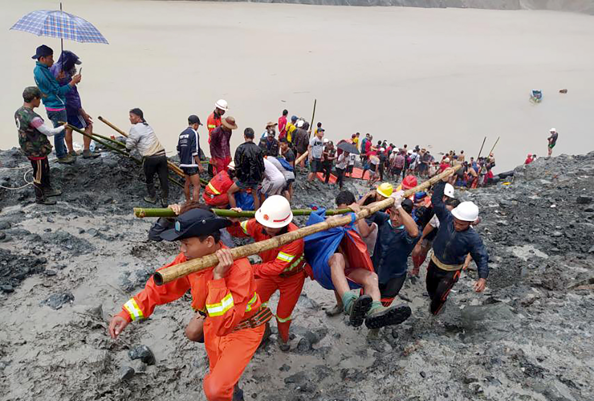 More than 100 people dead after jade mine landslide in Myanmar