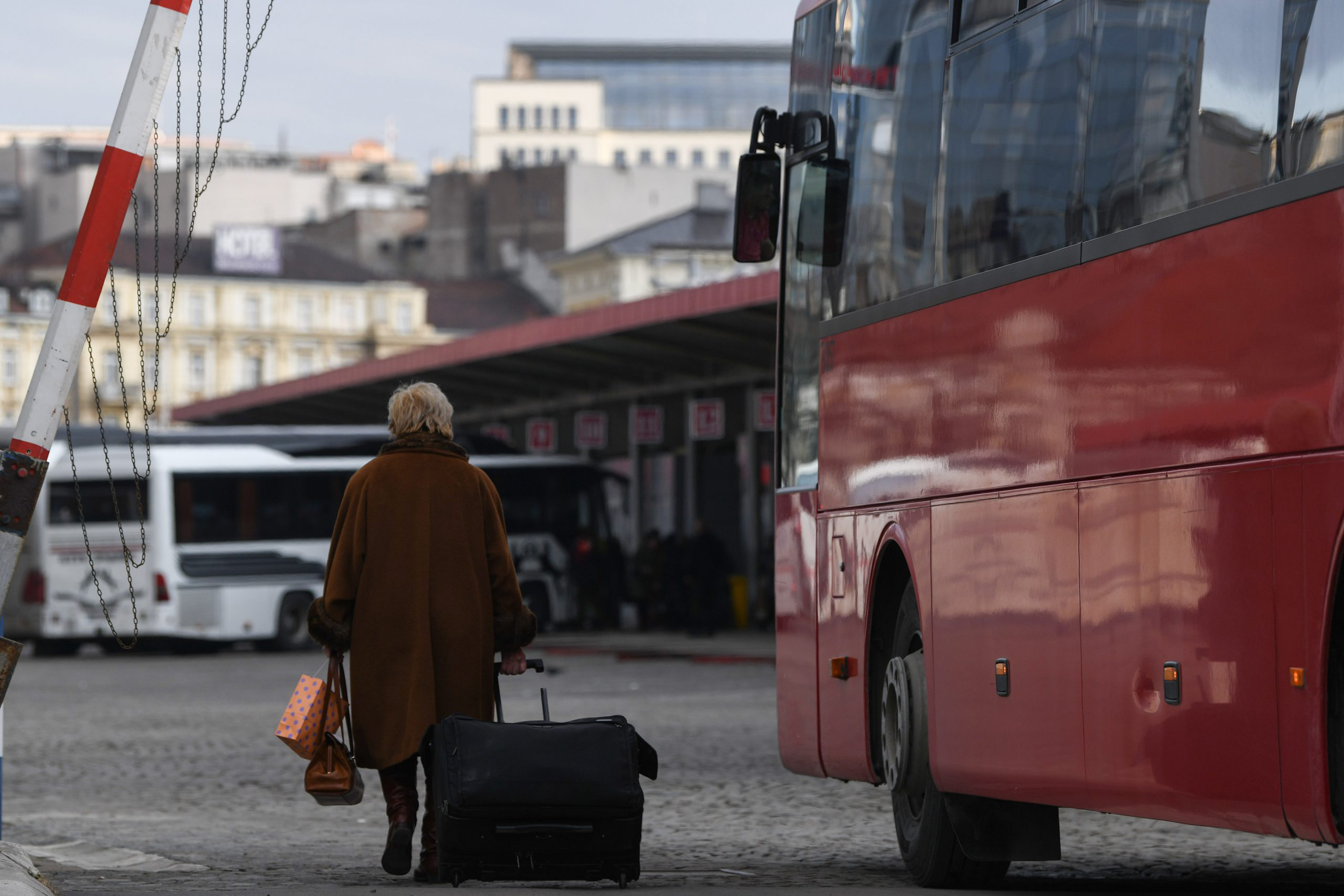 Beograd 20. februar. 2020. Autobuska stanica Beograd, autobus Foto:Filip Krainčanić/Nova.rs