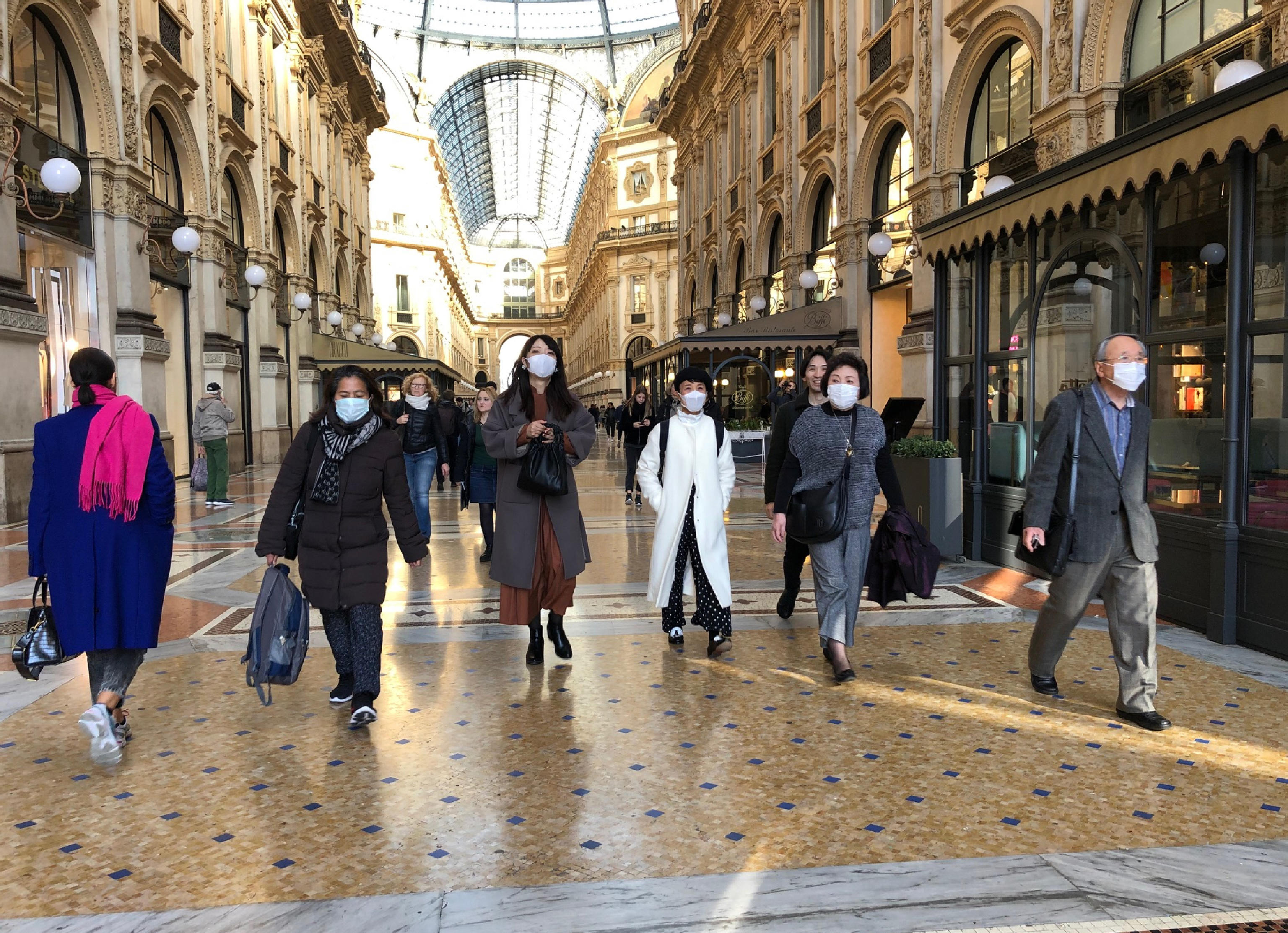 Milano, Italija, 24 February 2020.  koronavirus, zabranjene ekskurzije Foto:EPA-EFE/MICHELA NANA