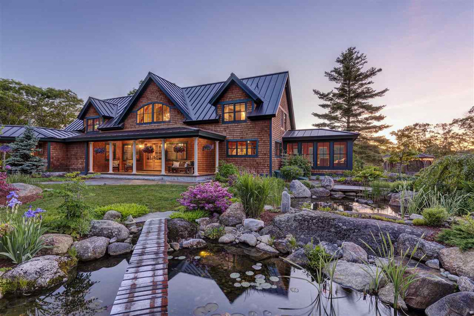La maison de Ghislaine Maxwell ŕ Bradford, oů elle a été arrętée