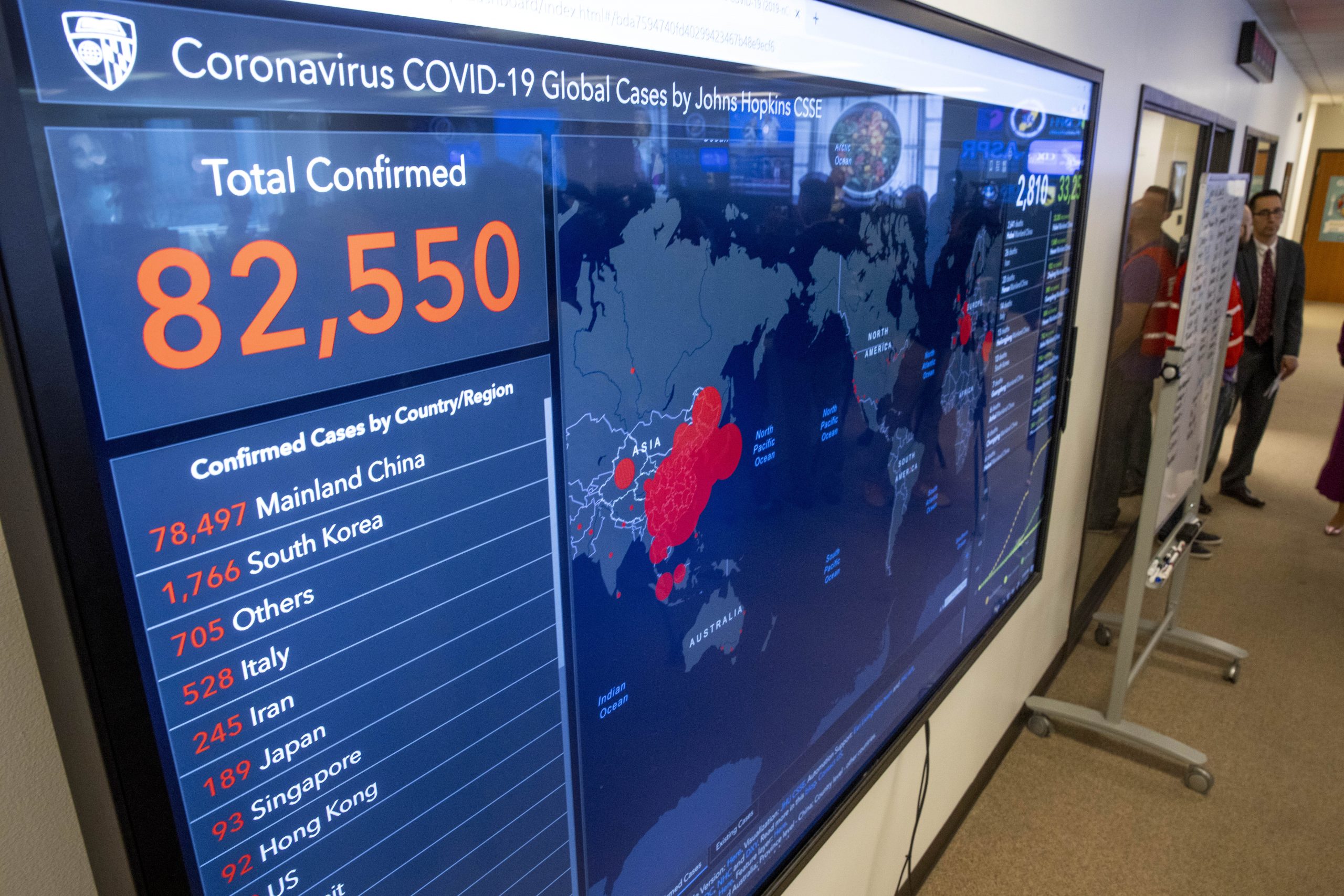 Sakremento 27.02.2020. Koronavirus, coronavirus, statistika, broj obolelih, zaraženih, COVID-19 Foto: EPA-EFE/PETER DASILVA