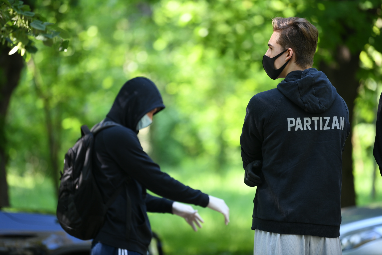 Beograd 04.05.2020. Prvi trening košarkaškog kluba Partizan, trening, šuma, KK Partizan, Košarkaški klub Partizan Foto: Vesna Lalić/Nova.rs