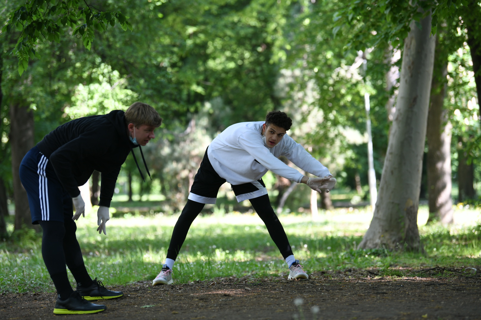 Beograd 04.05.2020. Prvi trening košarkaškog kluba Partizan, trening, šuma, KK Partizan, Košarkaški klub Partizan Foto: Vesna Lalić/Nova.rs