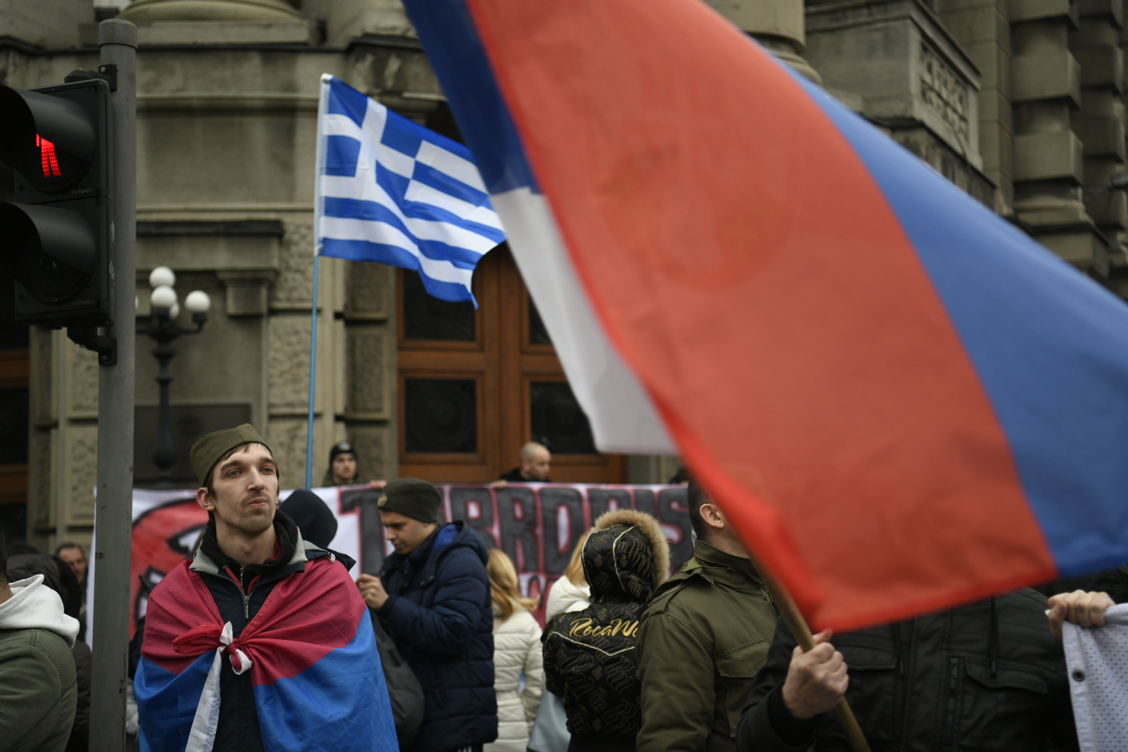 Narodna straža, Narodna patrola, antimigrantski protest, protest protiv migranata Foto: Nova.rs