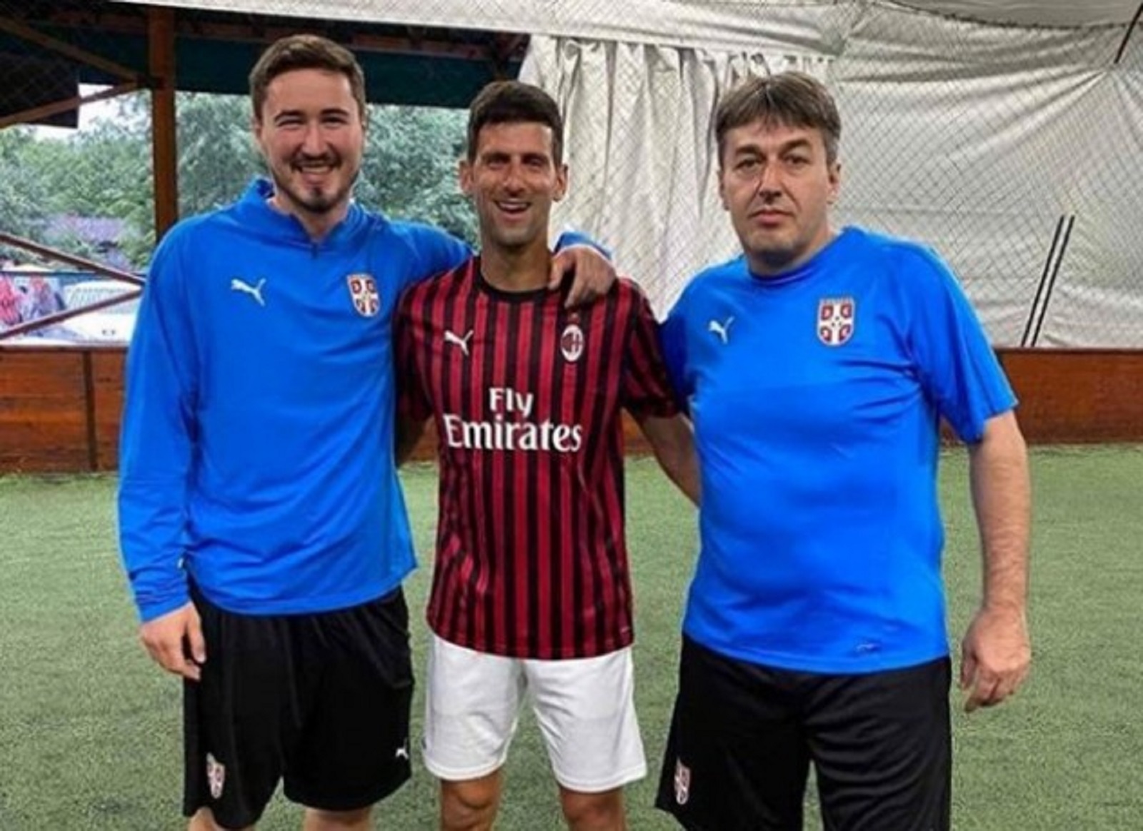 Novak Đoković 
fudbal Brodarac
Foto: Instagram/Stefan Pot