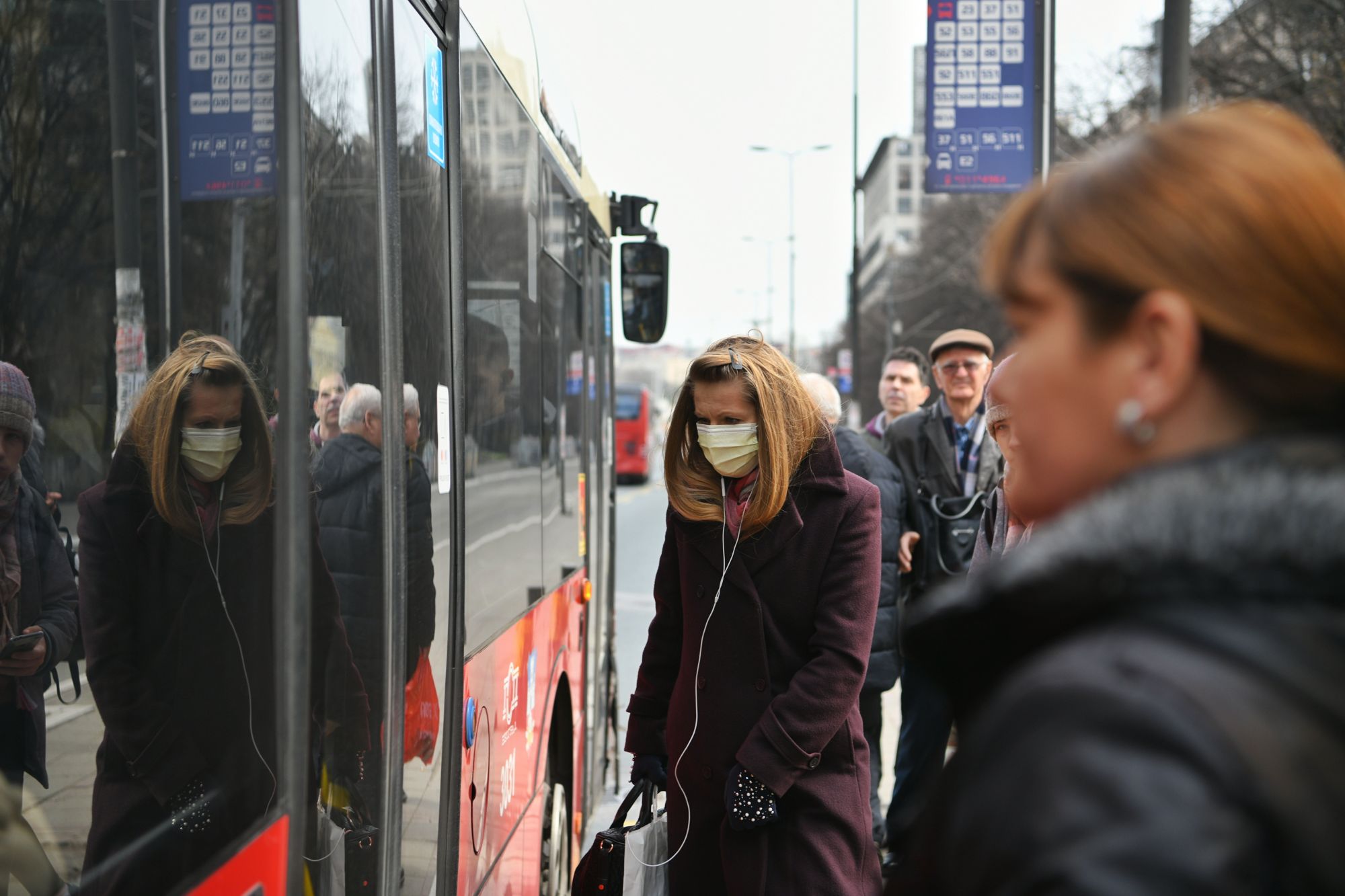 Beograd 11.03.2020. Maske, koronavirus, korona virus, autobuska stanica, autobus Foto: Filip Krainčanić/Nova.rs