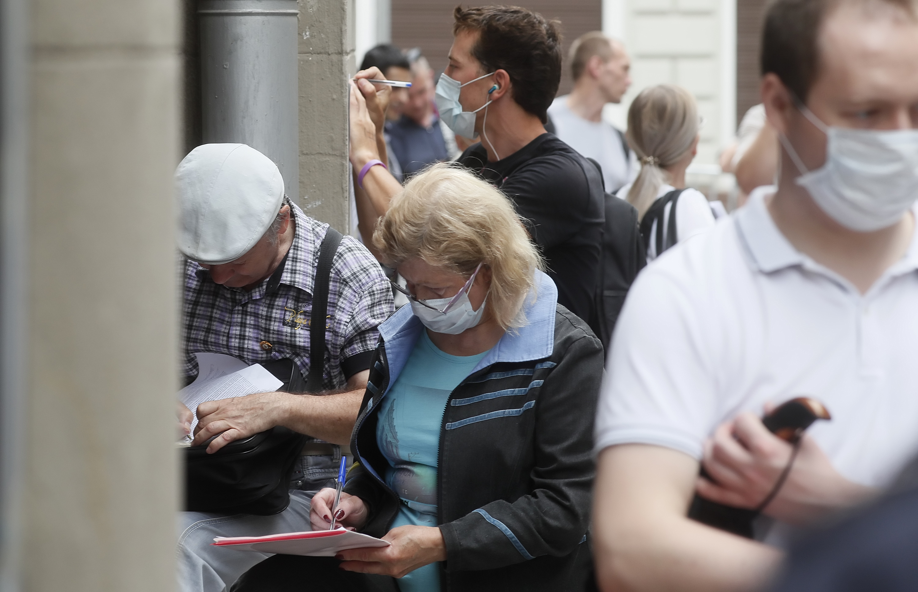 Opposition protest against amendments to Russian Constitution