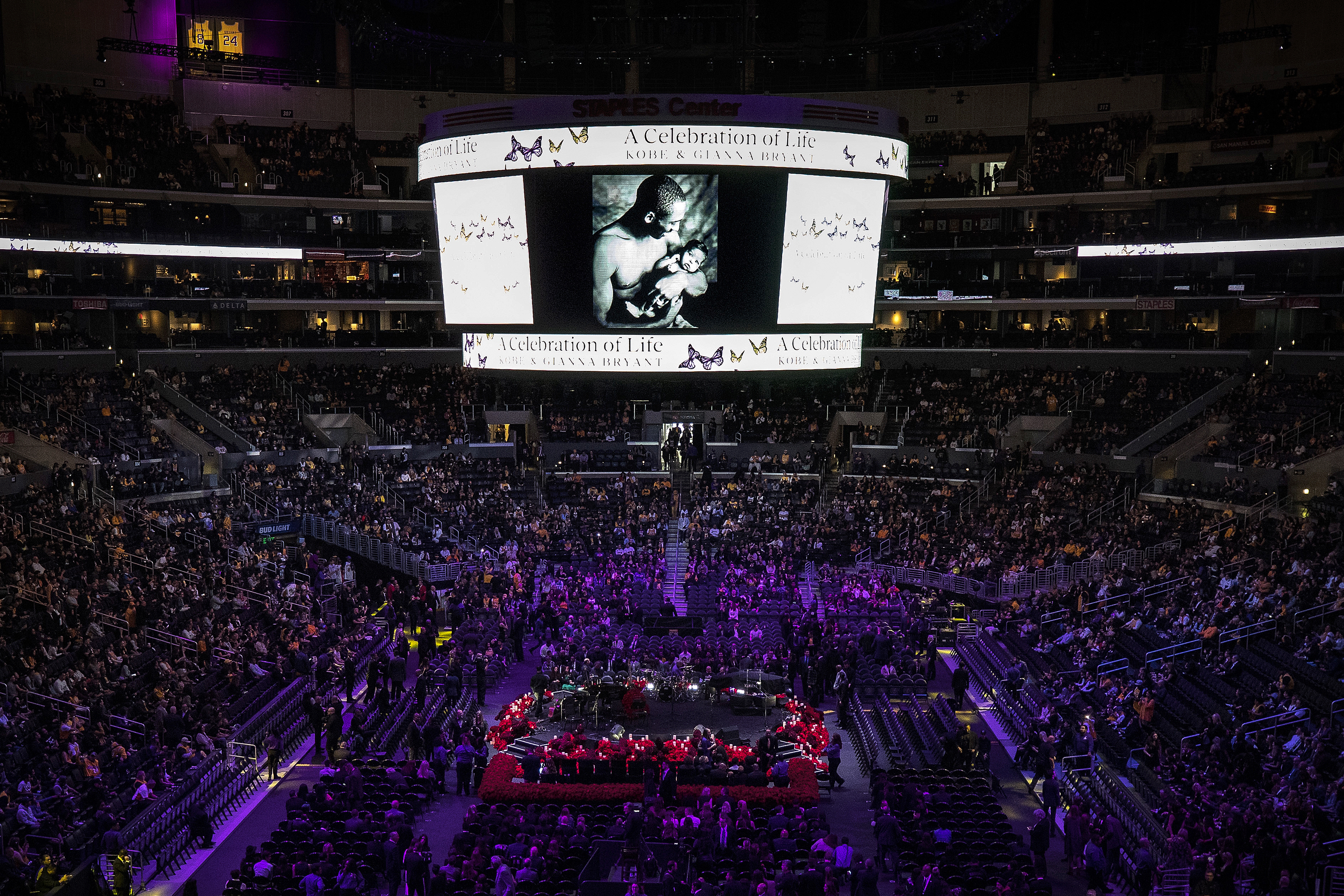 Kobe and Gigi Bryant Memorial Service