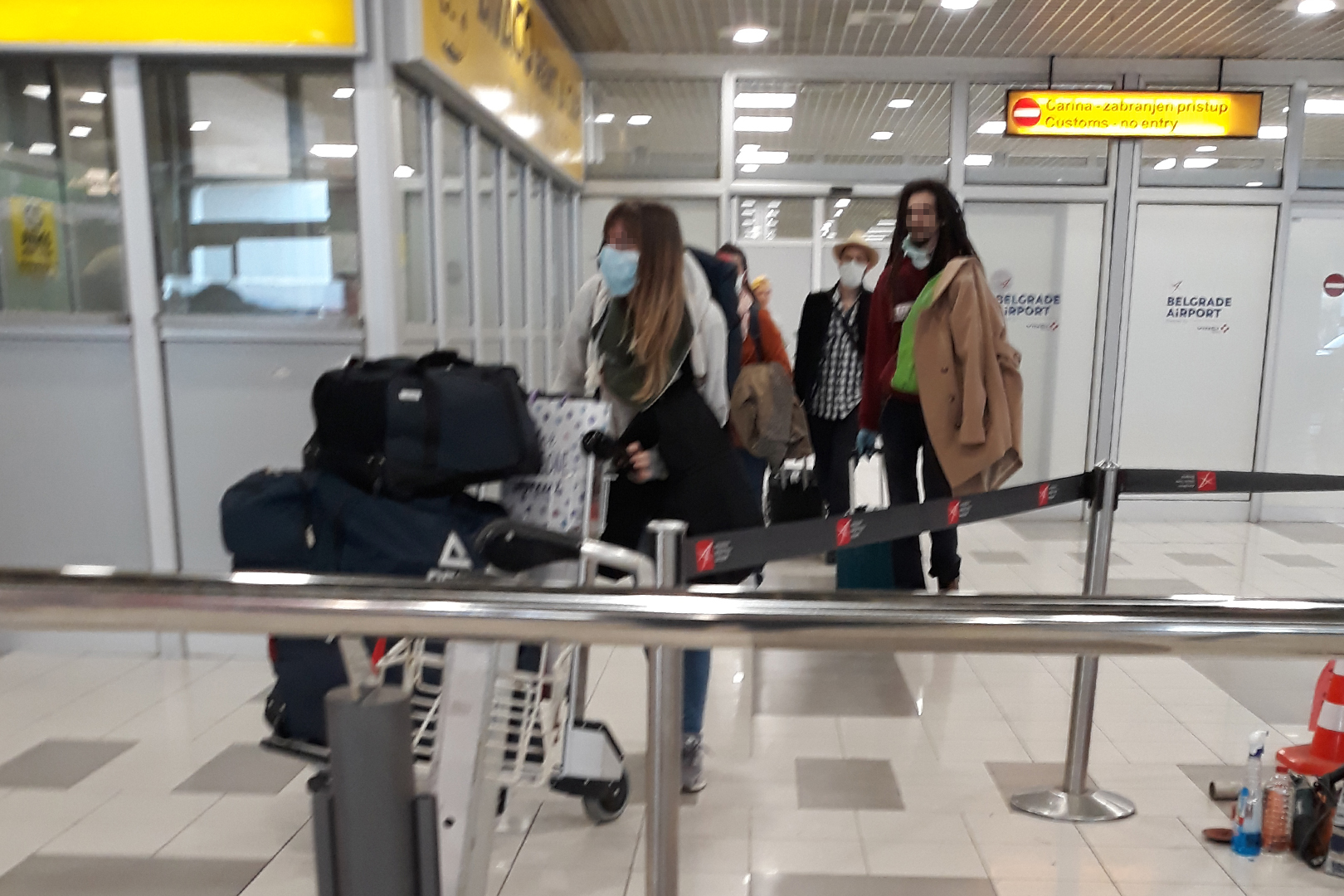 Aerodrom, korona, Foto: Nova.rs, NE POTPISIVATI, SLIKAO NOVINAR MARKO RADONJIC