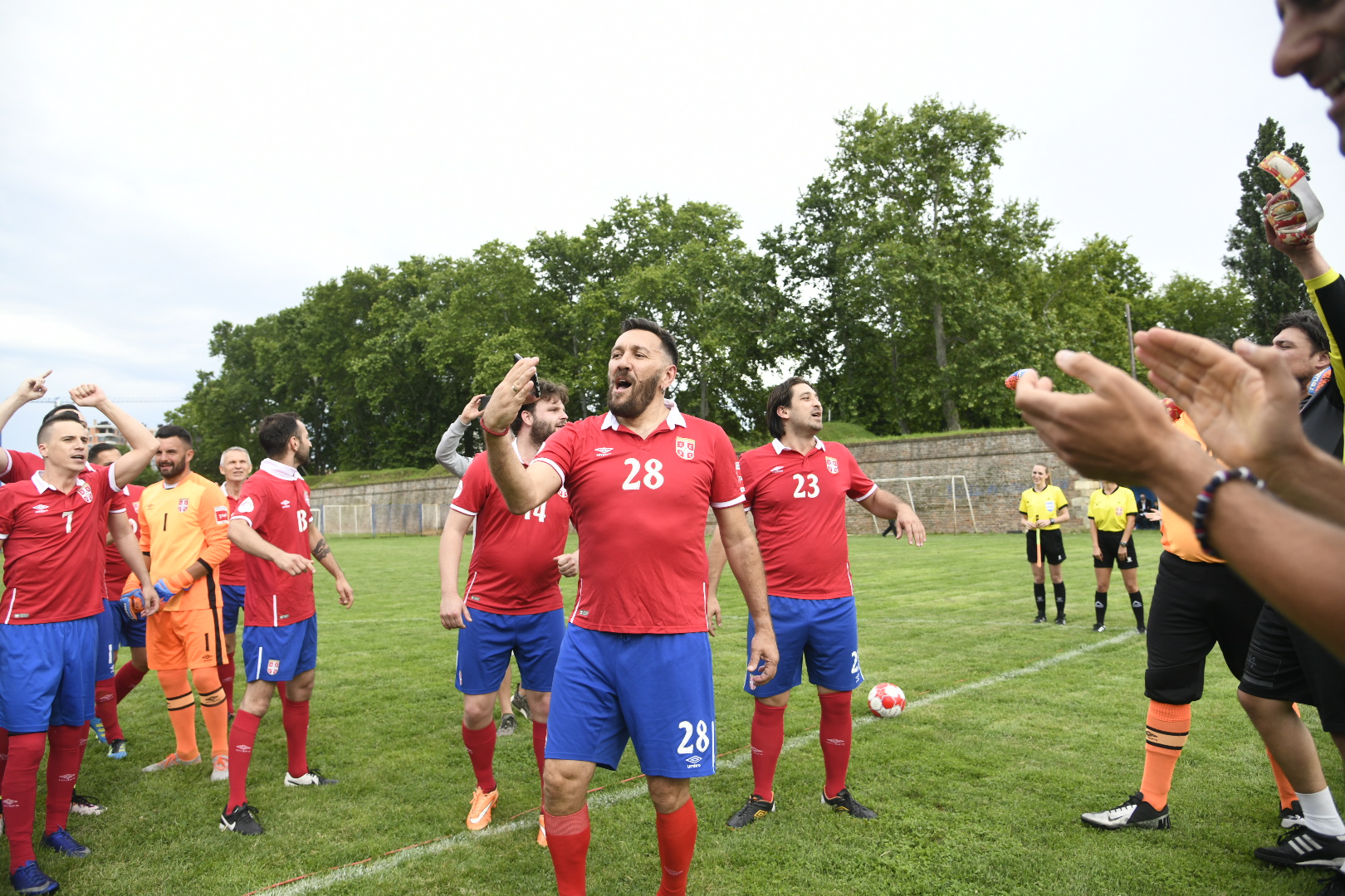 Beograd 11.06.2020. Novak Đoković, Novak Djoković, poznati, fudbal, fudbalska utakmica Foto: Nemanja Jovanović/Nova.rs
