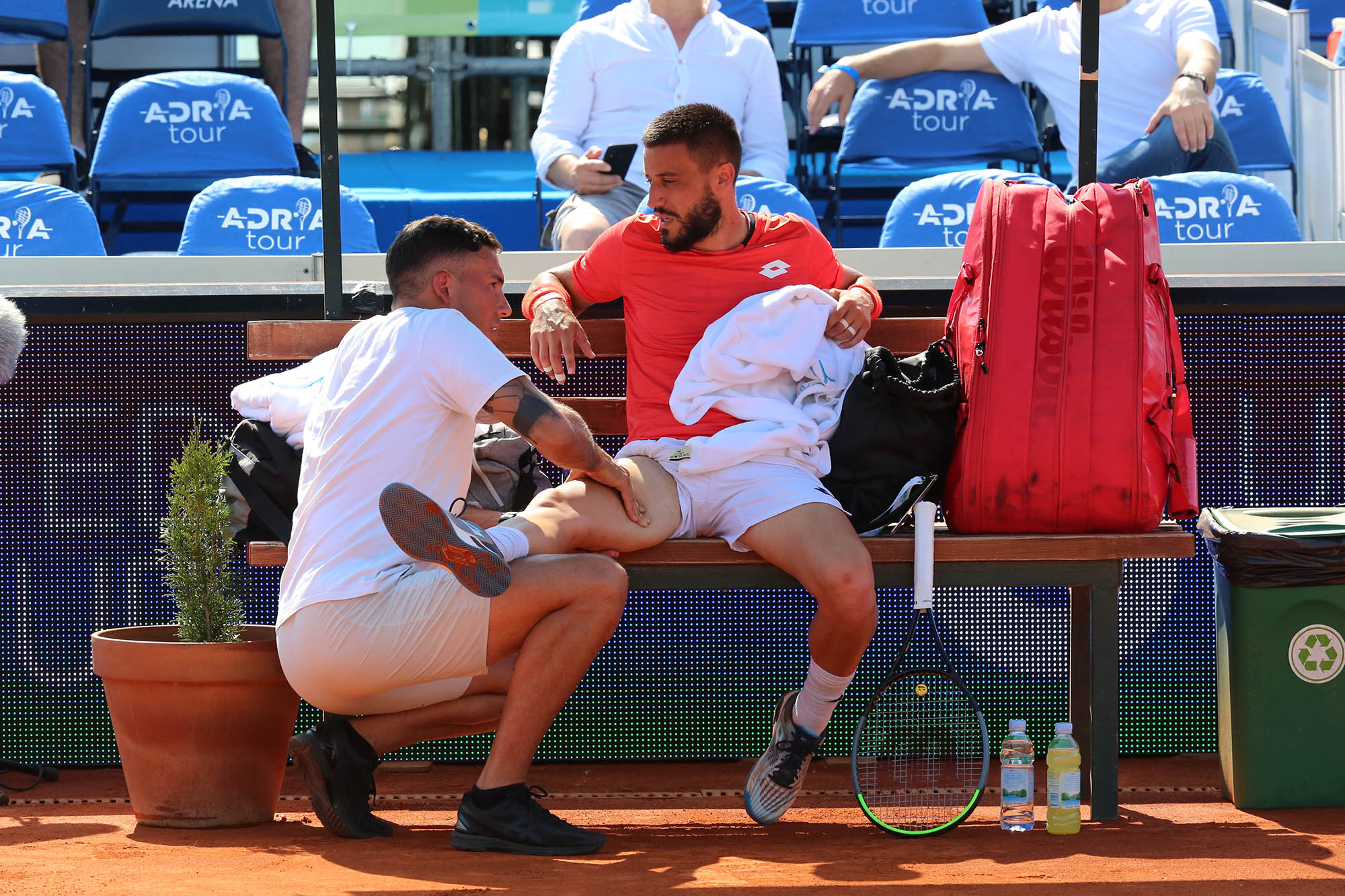 Beograd 13.jun 2020. Tenis, teniseri, Adria Tour, Damir Dzumhur  Foto: Goran Srdanov/Nova.rs