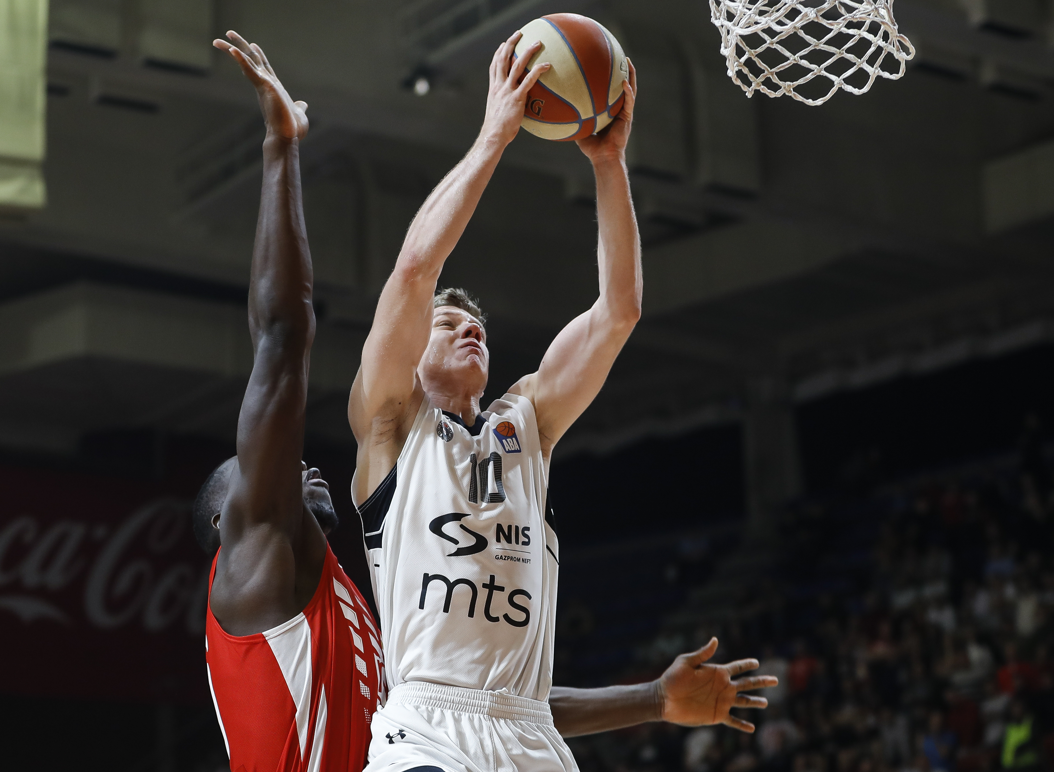 Kosarka Basketball ABA season 2019-2020
Crvena Zvezda v Partizan
Ognjen Jaramaz (R) and Michael Ojo
Beograd, 03.01.2020.
foto: Srdjan Stevanovic/Starsportphoto ©