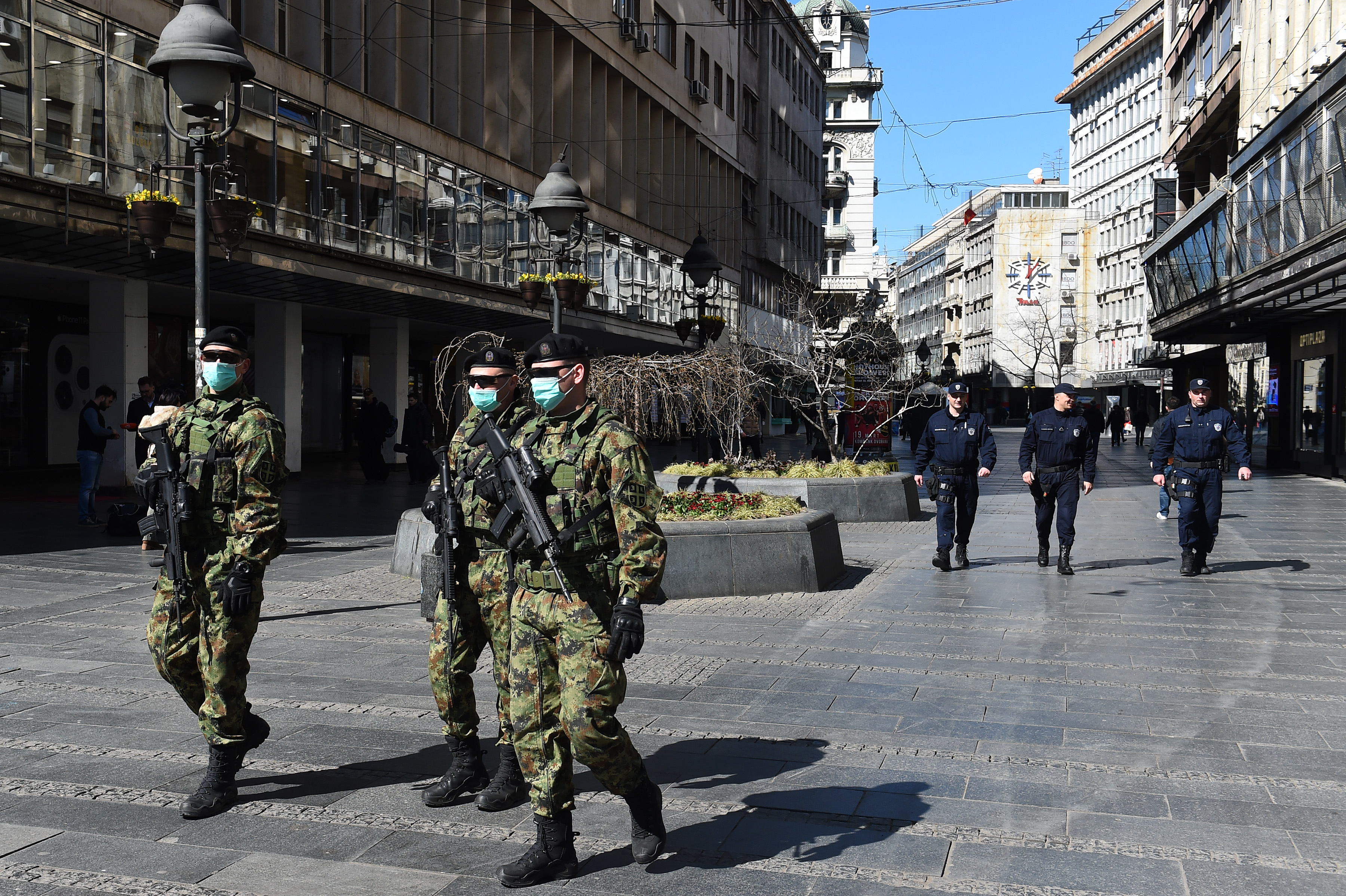Mentalno razgibavanje, Beograd, 16. marta 2020 - Prvi dan vandrednog stanja u Beogradu.FOTO TANJUG/ DRAGAN KUJUNDZIC/ bs