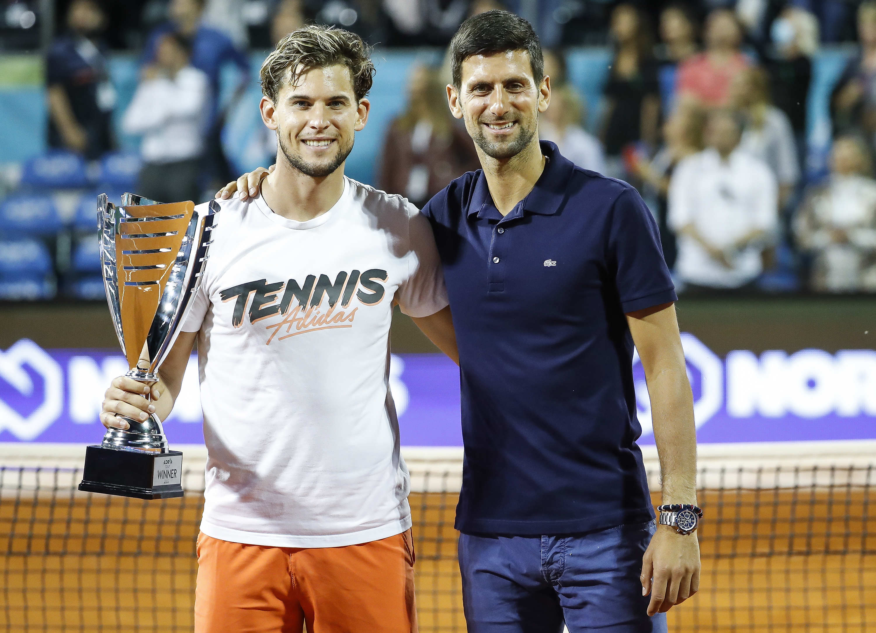 Tennis Tenis-Adria Tour 2020-Final Match-Filip Krainovic (SRB) and Dominic Thiem (AUT)
Beograd,14.06.2020.
foto: Srdjan Stevanovic/Starsportphoto ©