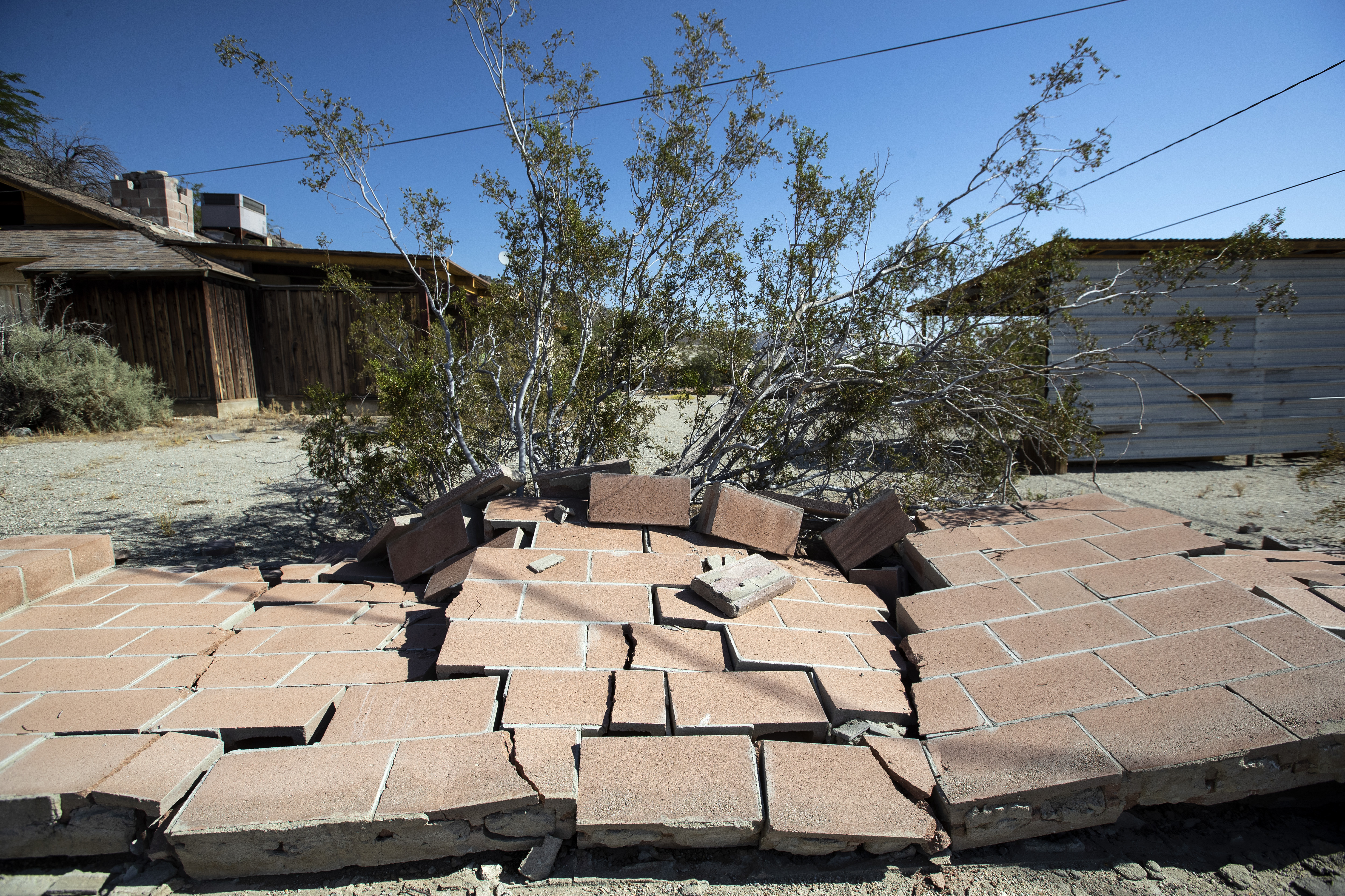 Second Earthquake aftermath in Ridgecrest California