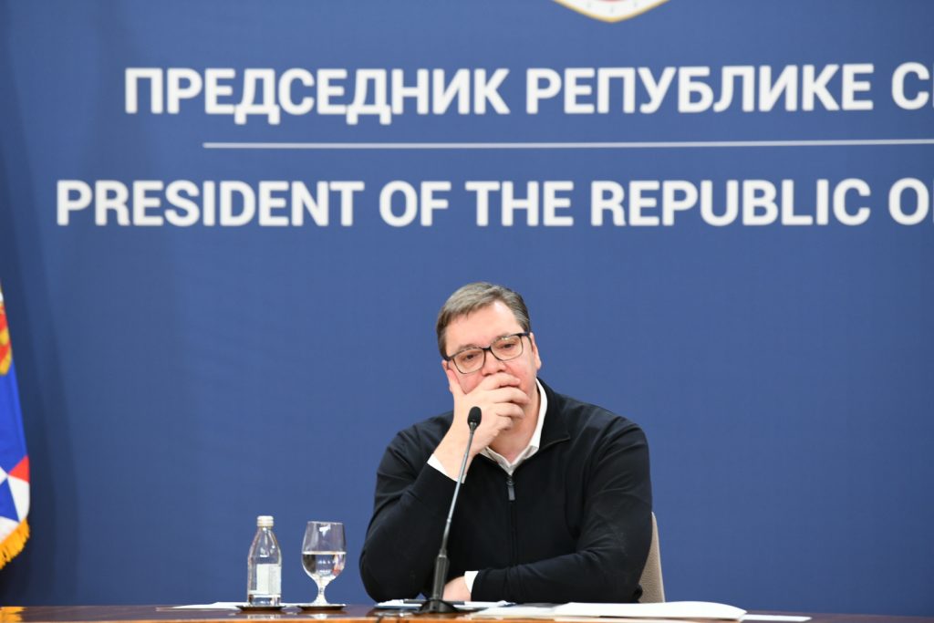 Beograd 19.03.2020. Aleksandar Vučić, obraćanje, konferencija za novinare, palat Srbija, koronavirus, vanredno stanje Foto: Vesna Lalić/Nova.rs