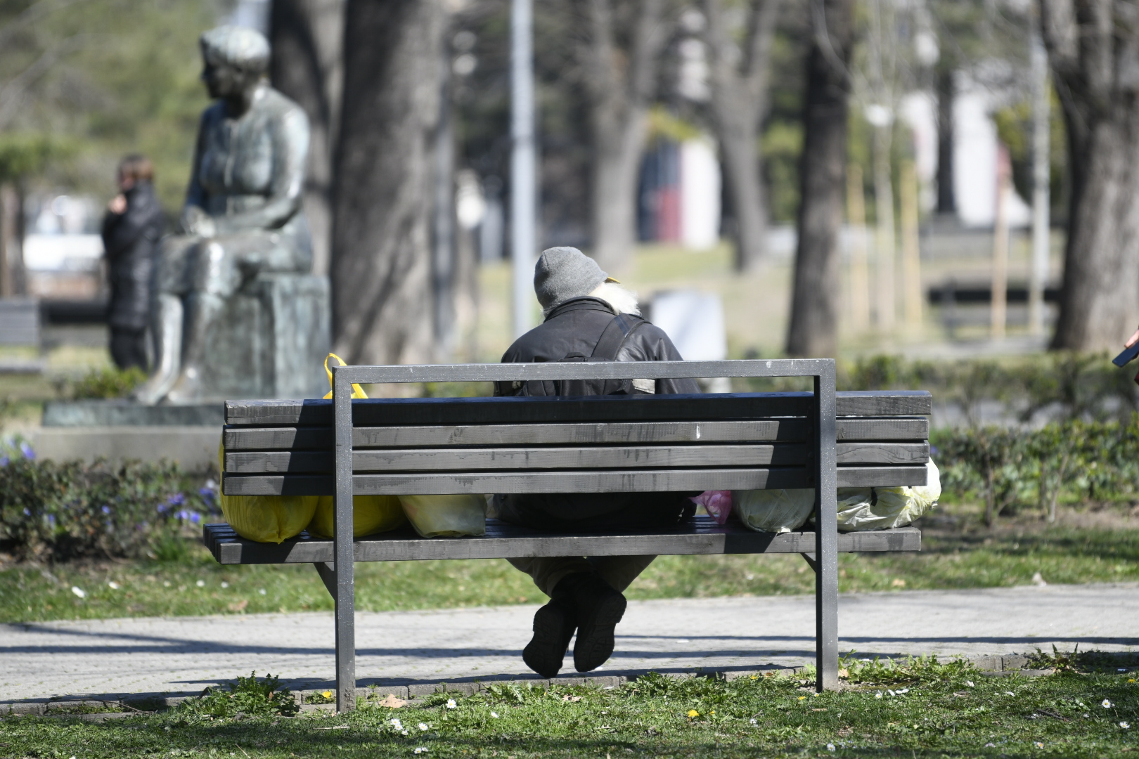 Beograd 17.03.2020. Beskućici Vanredno stanje, koronavirus dan drugi Foto:Nemanja Jovanović/Nova.rs