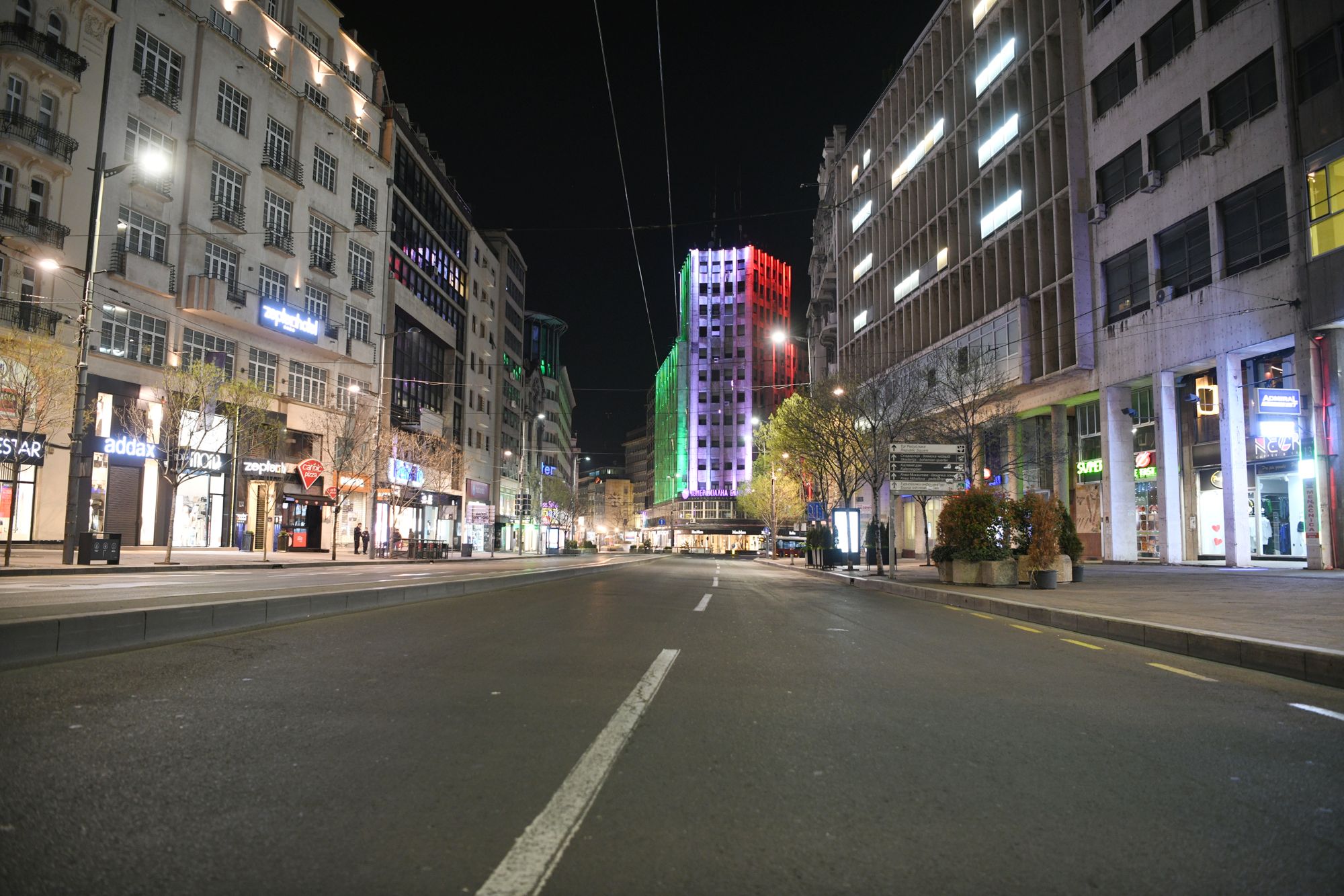 Beograd 19.03.2020. Policijski čas, vanredno stanje, grad, prazan grad, prazne ulice, prazna ulica, Foto: Filip Krainčanić/Nova.rs