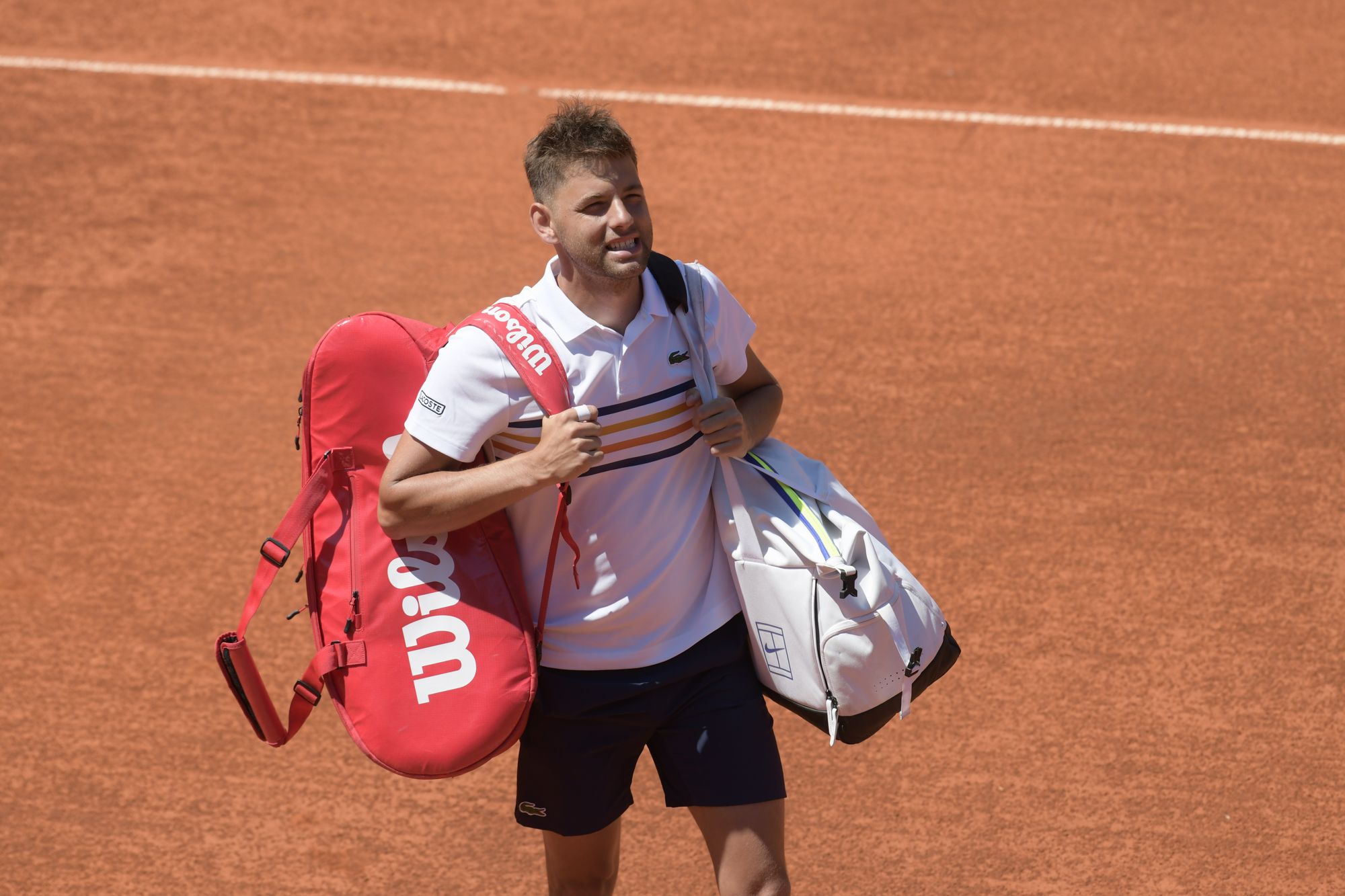 Beograd, 23.05.2020. Filip Krajinović, Kalemegdan, tenis, tereni Foto: Goran Srdanov/Nova.rs