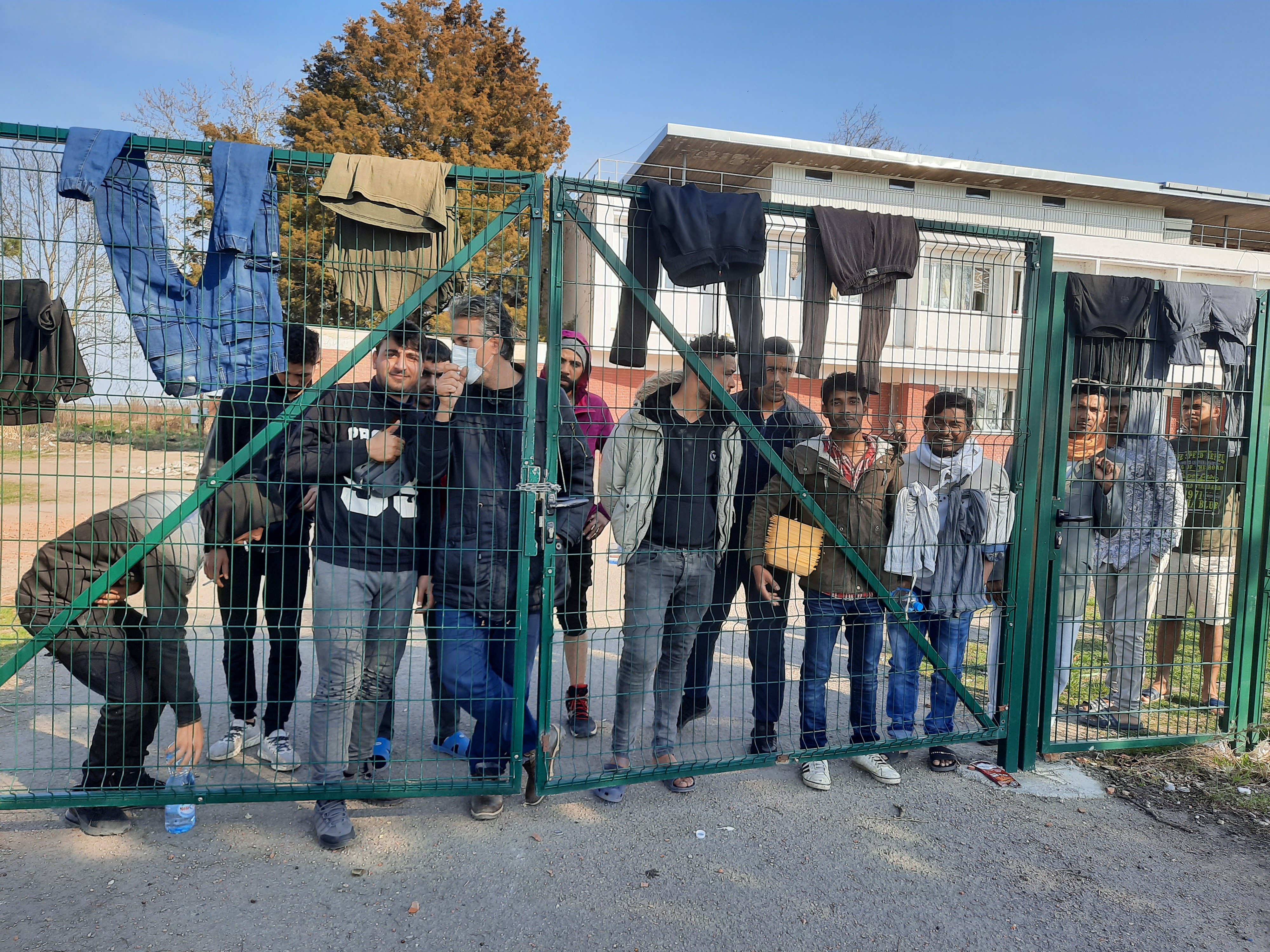 Banatska Topola, Izbeglički kamp