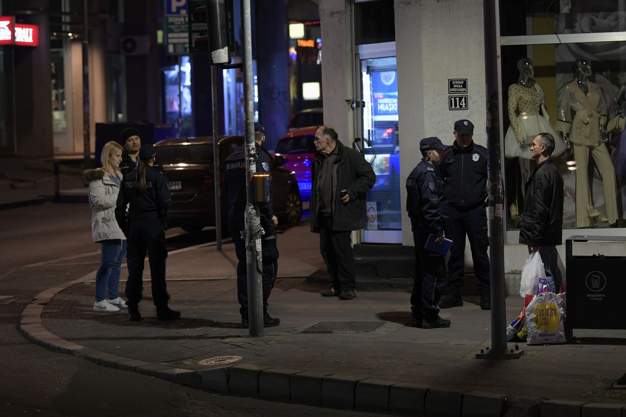 Beograd 20.03.2020. Bulevar kralja Aleksandra Policijski čas, treći dan, dan tri, dan 3, vanredno stanje, koronavirus, prazan grad, prazne ulice, policija, legitimisanje, kontrola Foto: Goran Srdanov/Nova.rs