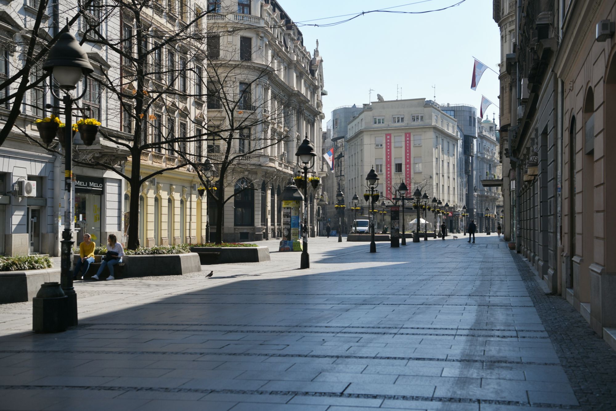 Beograd 19.03.2020. Vanredno stanje, koronavirus, coronavirus, ulice, grad, dan, prazan grad, pokrivalice Foto: Filip Krainčanić/Nova.rs