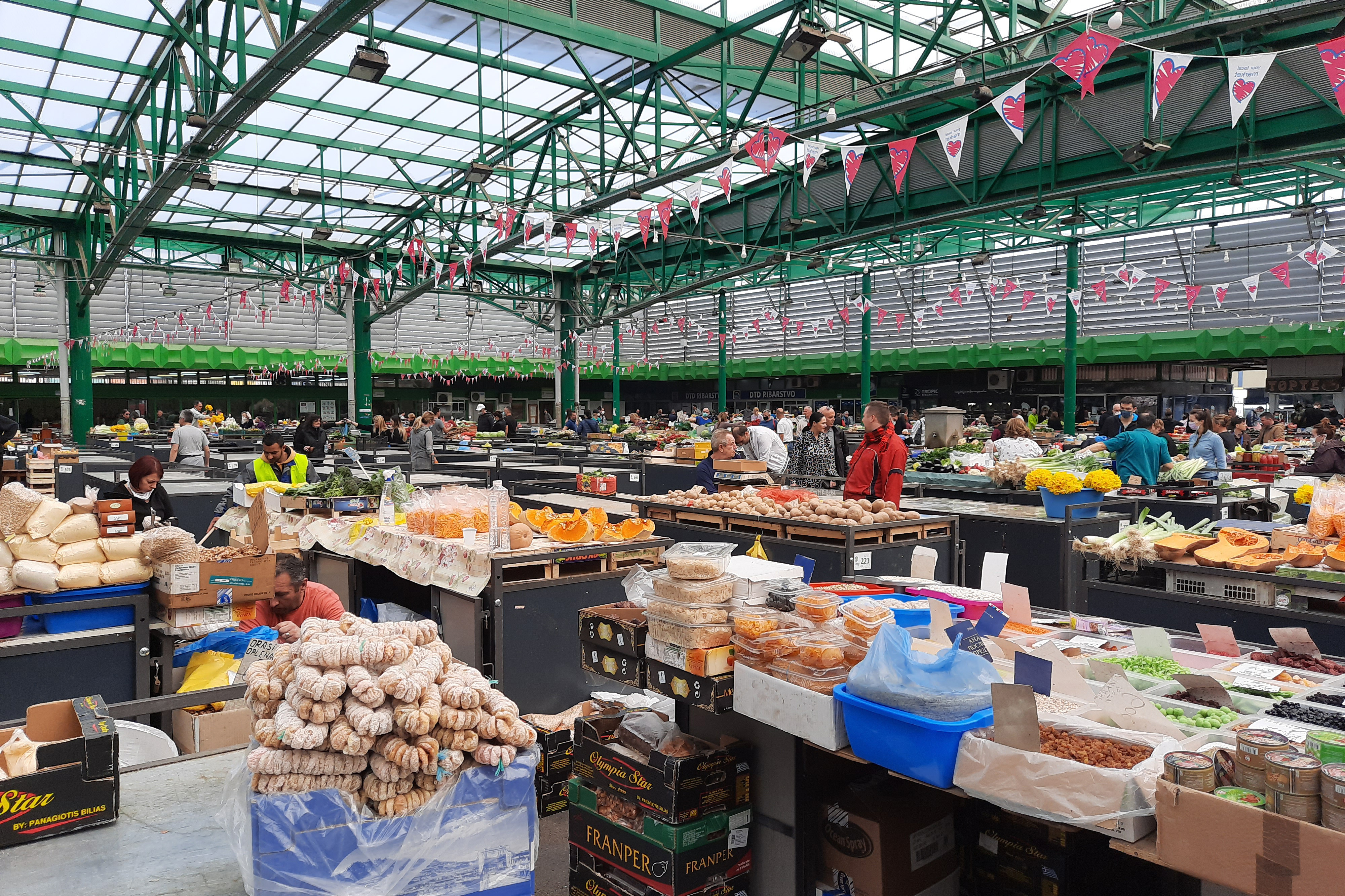 Beograd, 21.03.2020. Novi Beograd, Blok 44, Pijaca, koronavirus