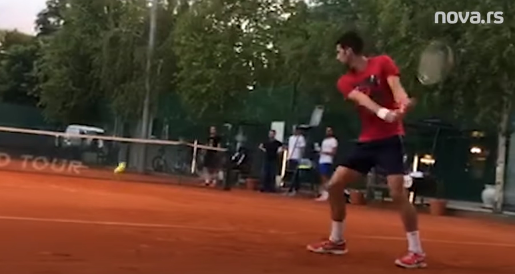 Đoković trening