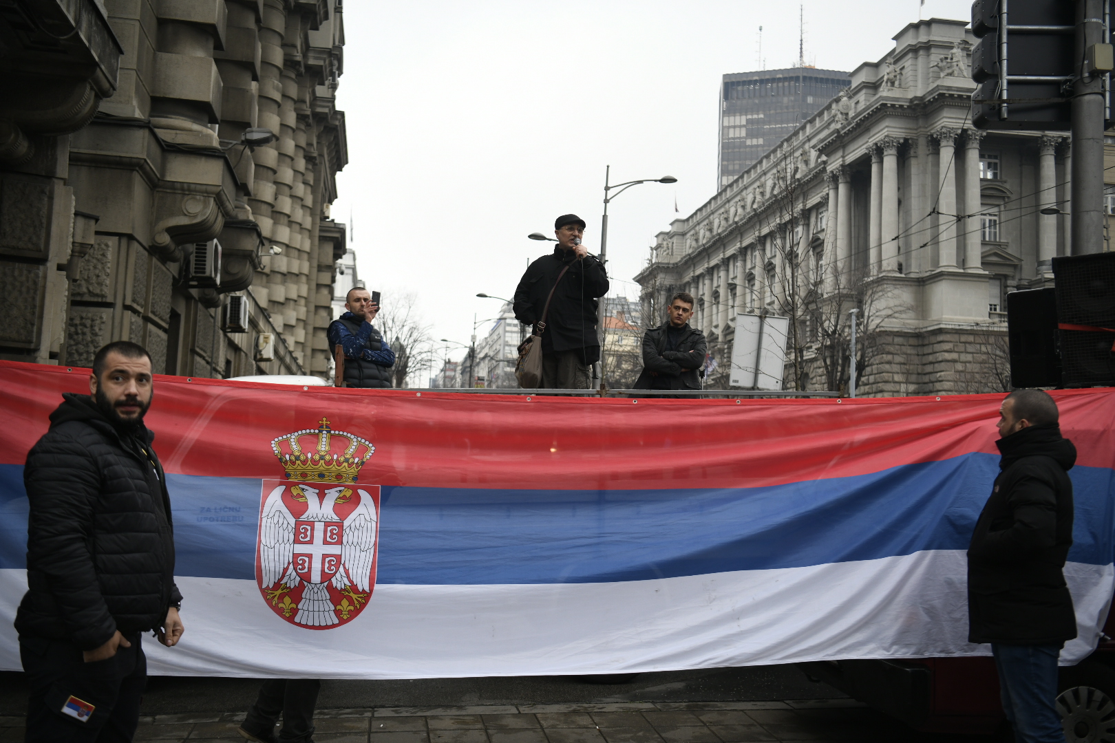 Narodna straža, Narodna patrola, antimigrantski protest, protest protiv migranata Foto: Nova.rs