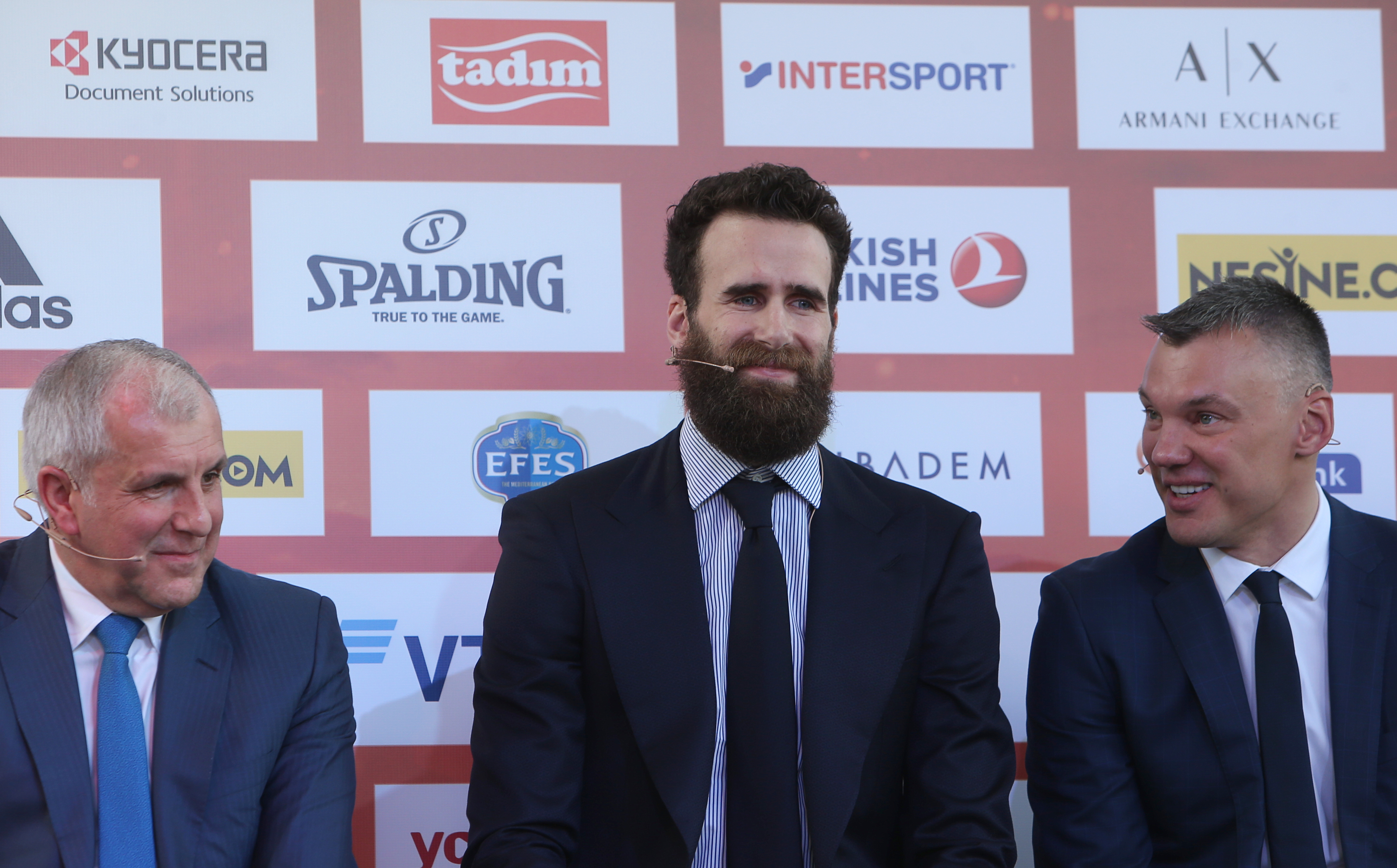 Željko Obradović, Luiđi Datome i Šarunas Jasikevičus