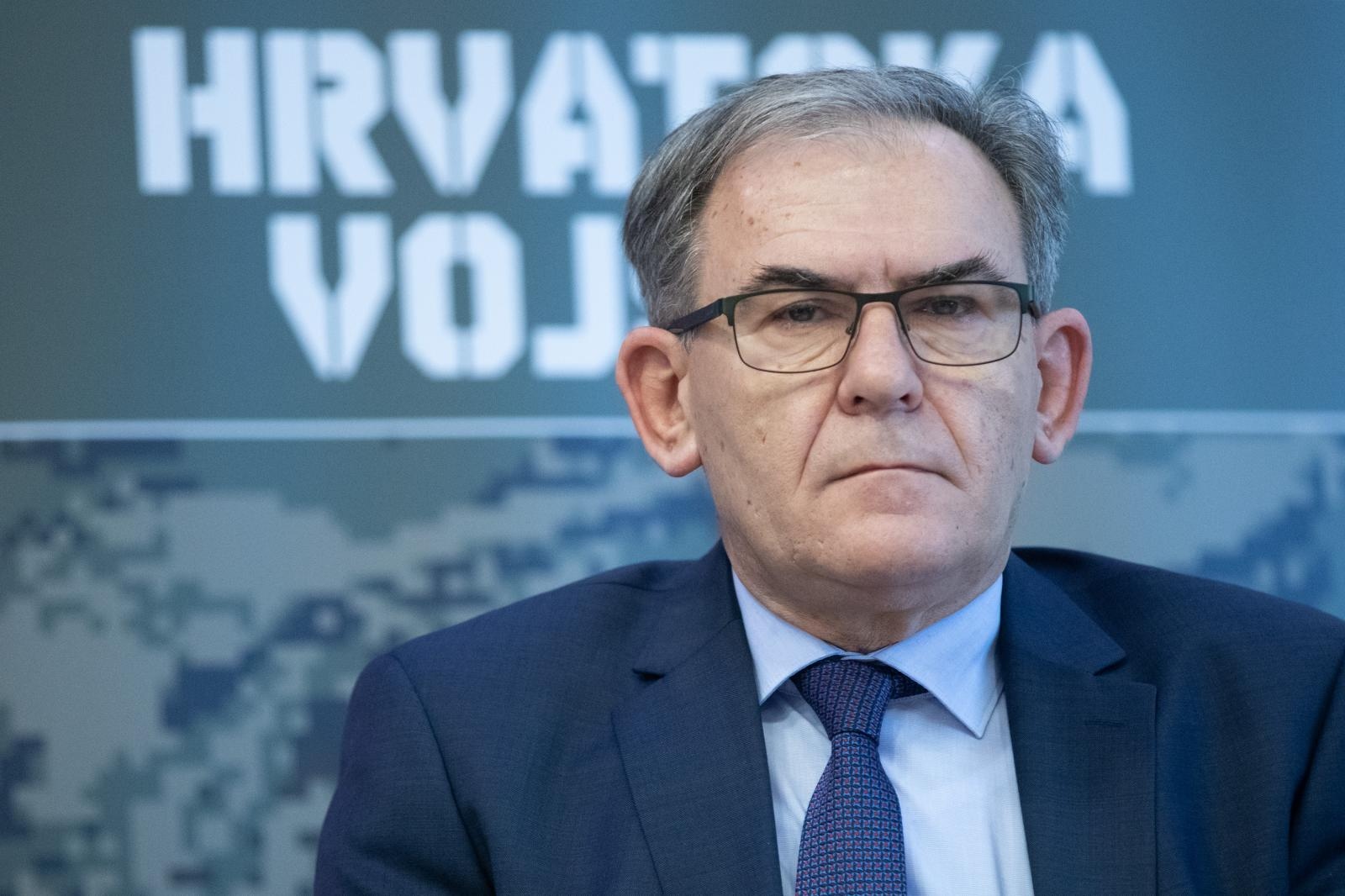 06.02.2020., Zagreb - U Ministarstvu obrane RH predstavljen je Plan nabave za 2020. godinu s osvrtom na realizaciju Plana nabave u 2019. godini. Tomislav Ivić
Photo: Davor Puklavec/PIXSELL