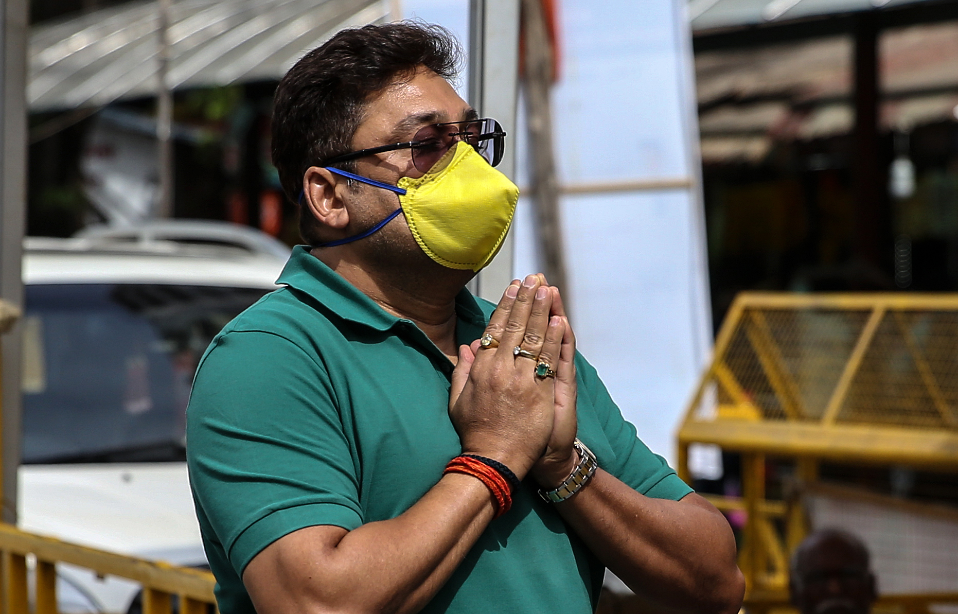 Precaution against the coronavirus outbreak in Mumbai