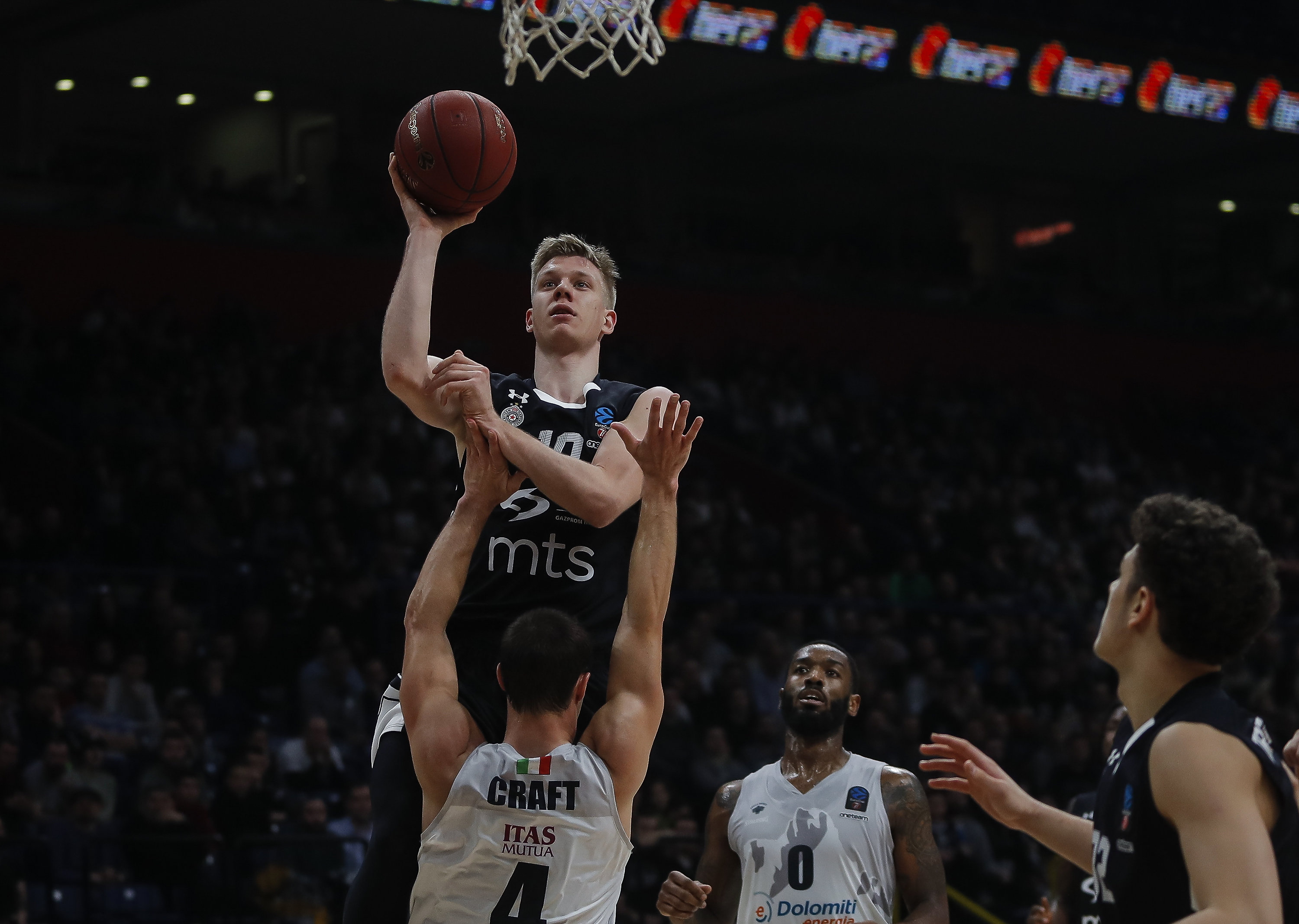 Kosarka EuroCup Top 16 season 2019/2020
Partizan v Trento
Ognjen Jaramaz (C)
Beograd, 04.03..2020.
foto: Srdjan Stevanovic/Starsportphoto ©