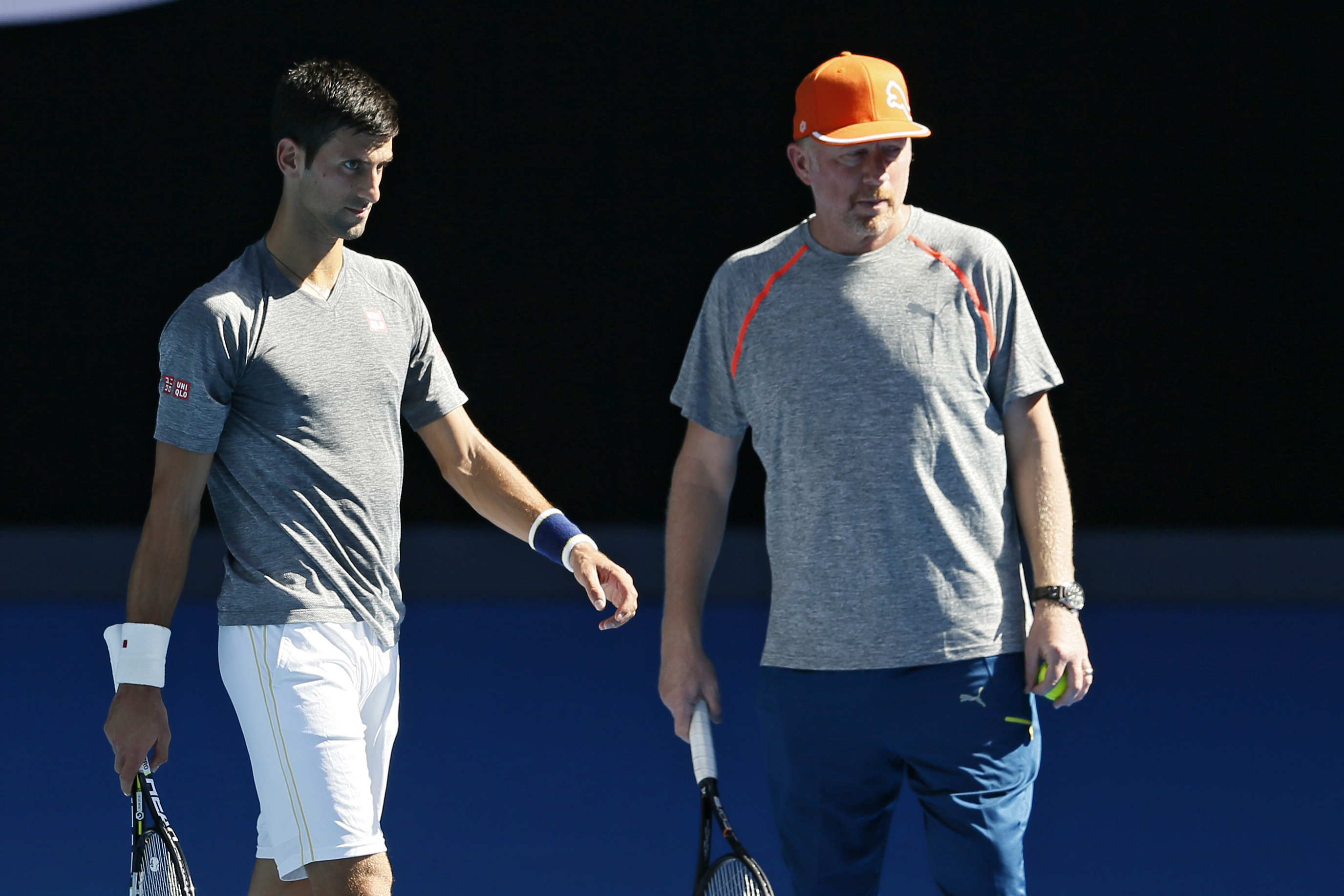Novak Djokovic, Boris Becker part company