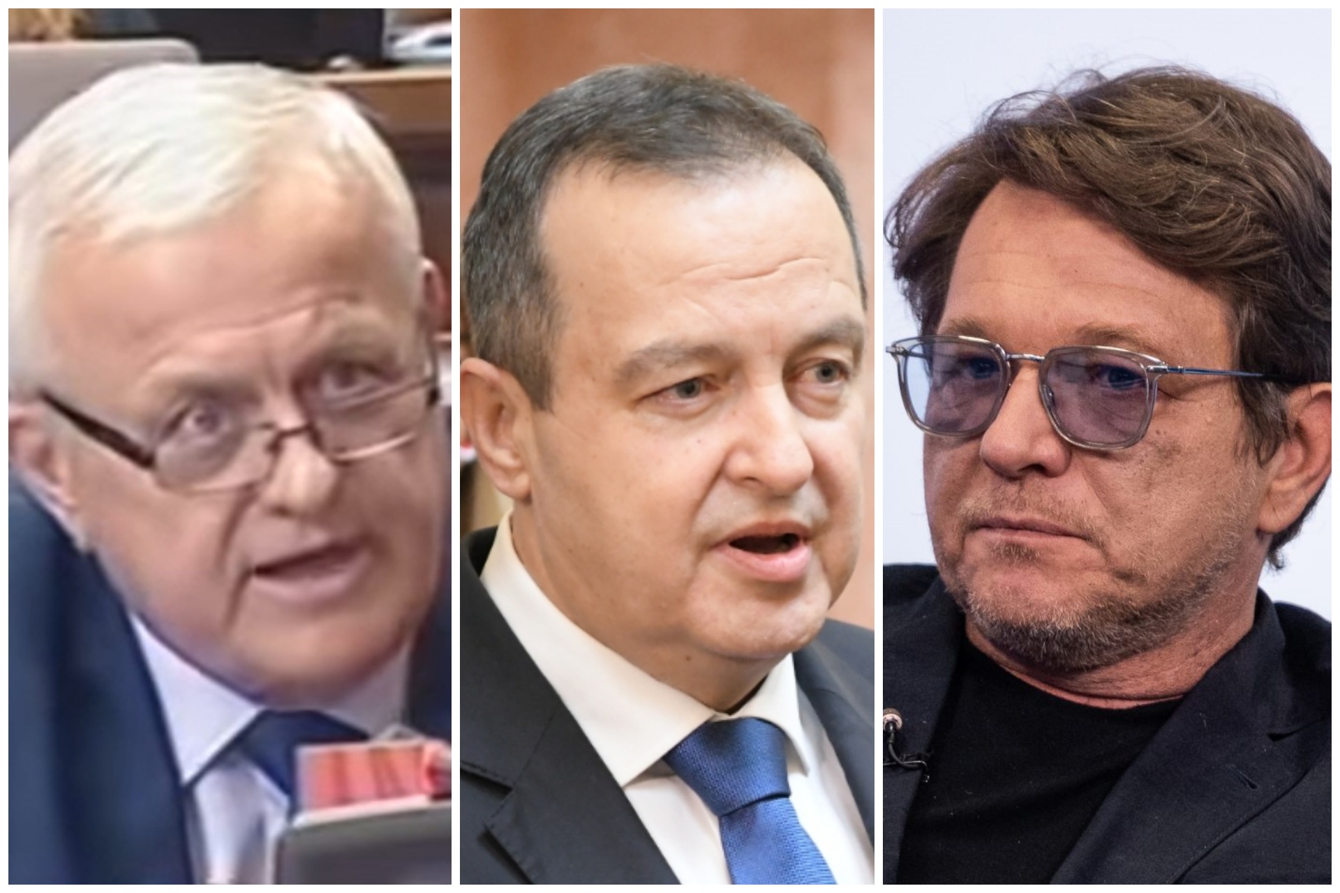 Marko Atlagić, Ivica Dačić, Dragan Bjelogrlić