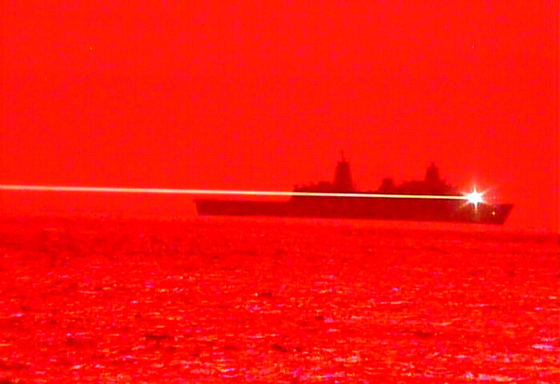 U.S. Navy Tests Solid State Laser Weapon System