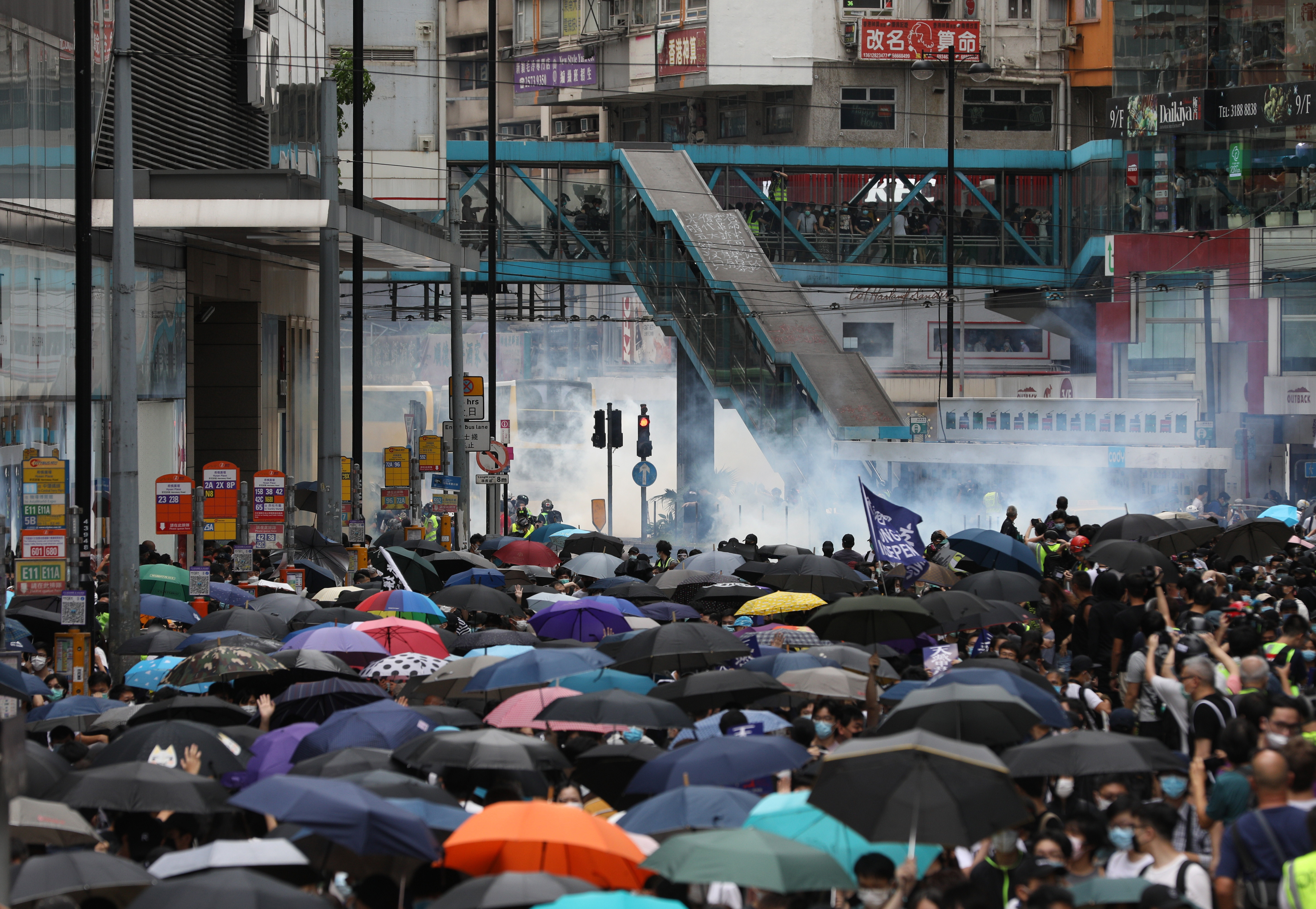 Rally against the implementation of the national security law in Hong Kong