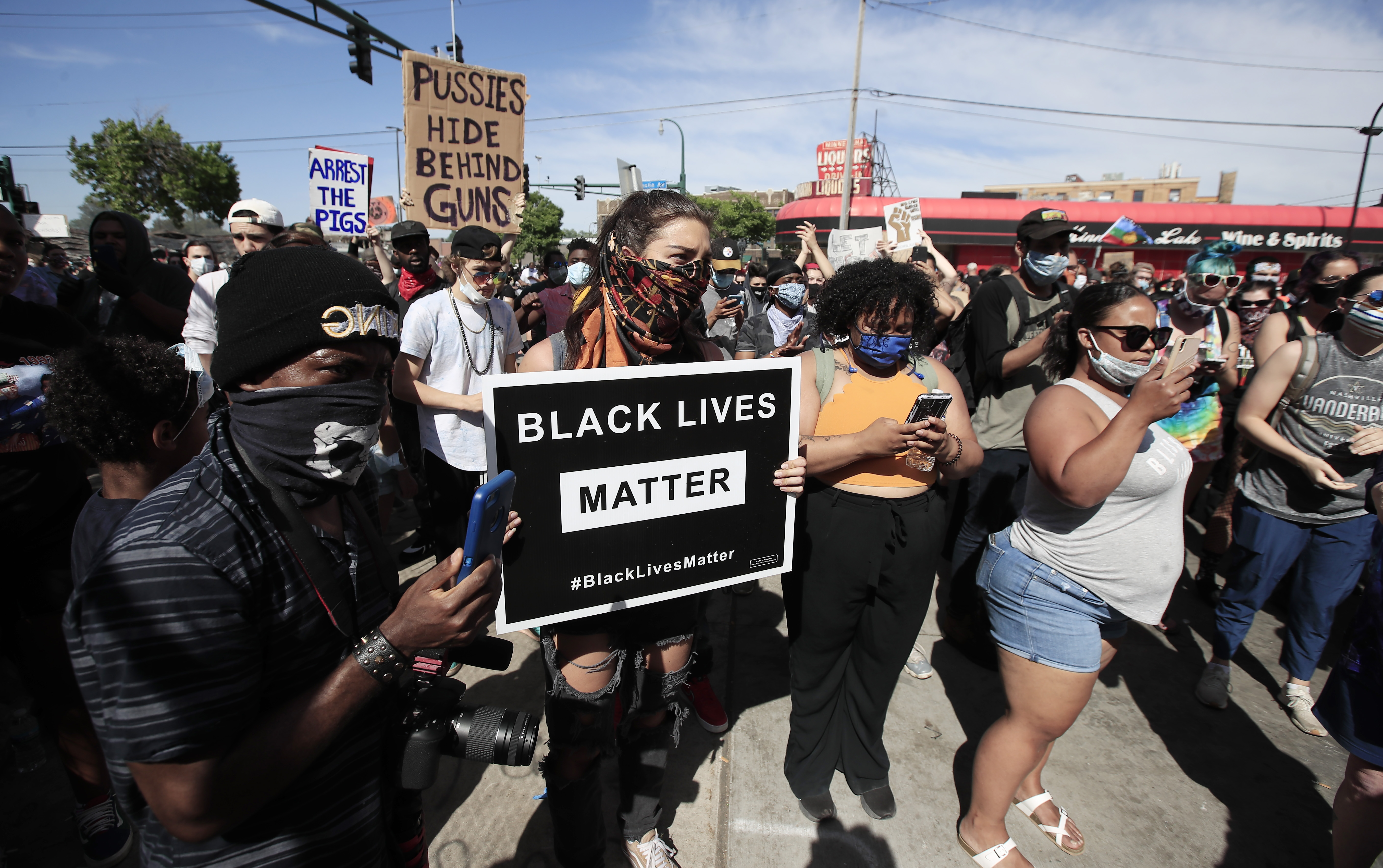 Police abuse protest in wake of George Floyd death in Minneapolis