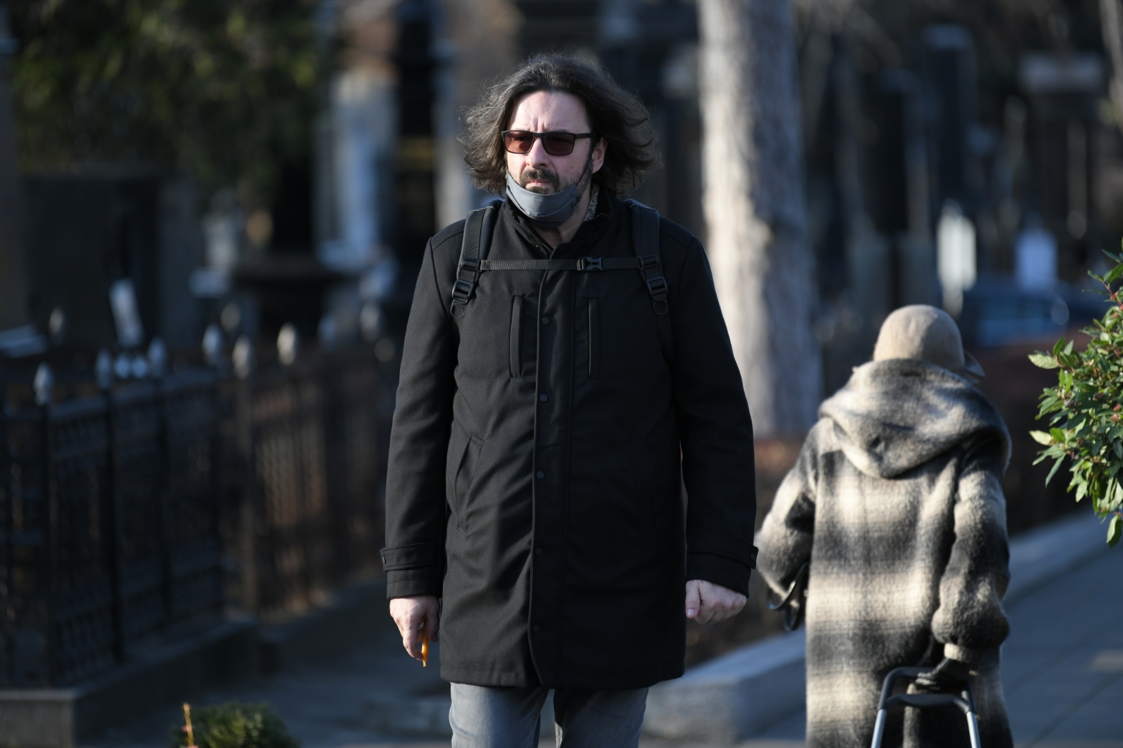 Beograd 12. decembar 2020. Sahrana glumca Tihomira Tike Arsica Foto:Dragan Mujan/Nova.rs