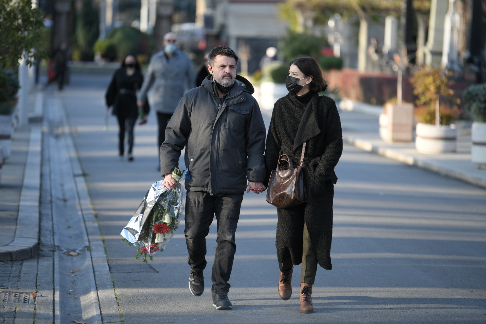Beograd 12. decembar 2020. Sahrana glumca Tihomira Tike Arsica Foto:Dragan Mujan/Nova.rs