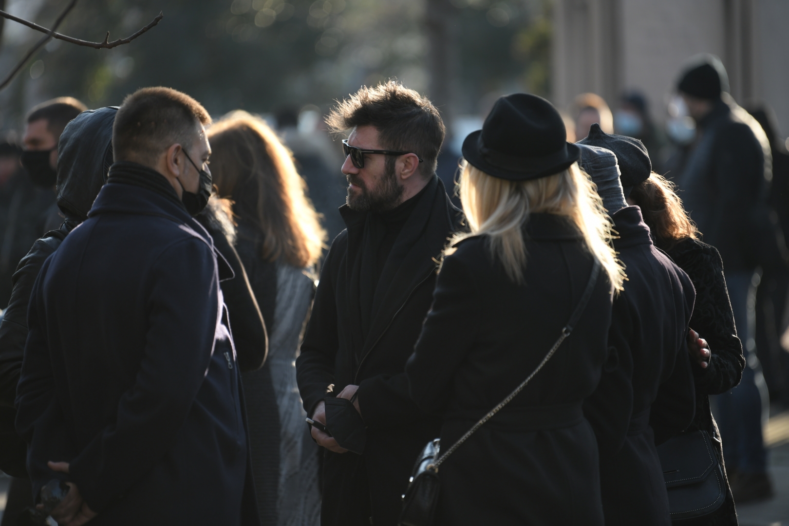 Beograd 12. decembar 2020. Sahrana glumca Tihomira Tike Arsica Foto:Dragan Mujan/Nova.rs