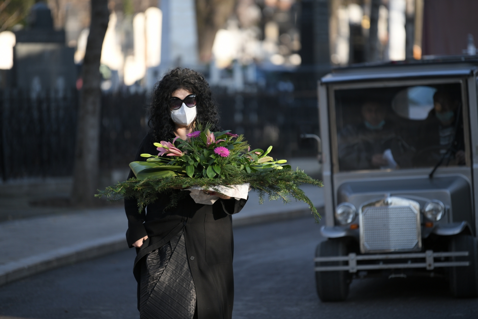 Beograd 12. decembar 2020. Sahrana glumca Tihomira Tike Arsica Foto:Dragan Mujan/Nova.rs