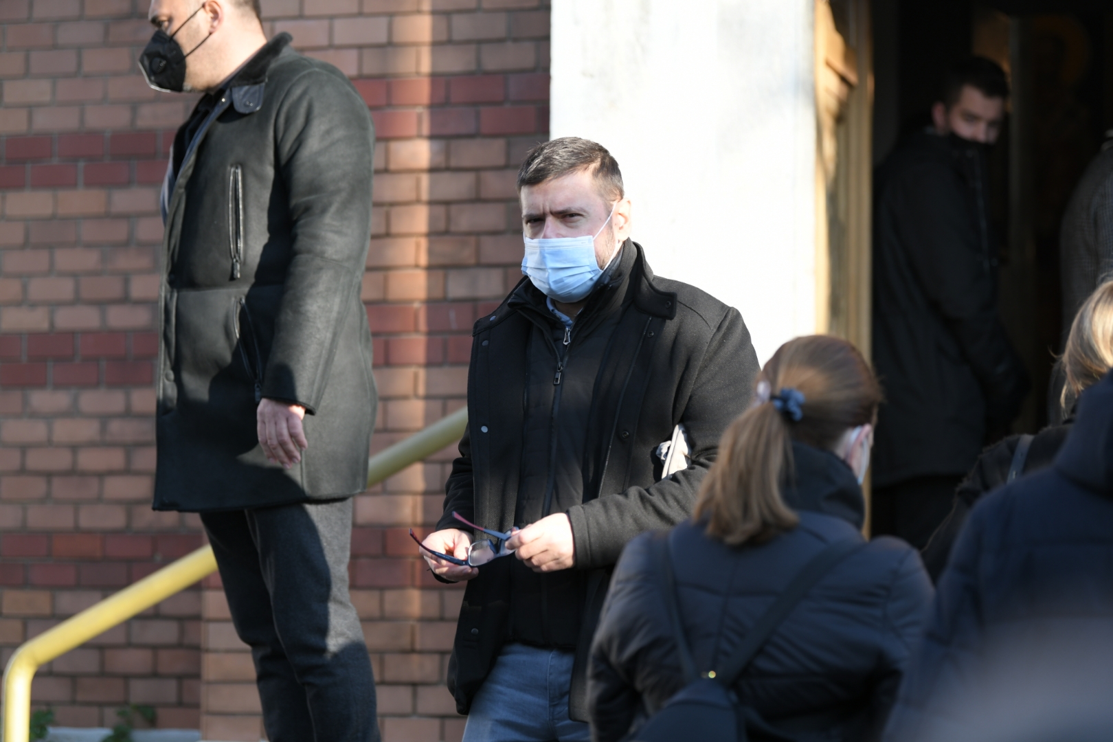 Beograd 12. decembar 2020. Sahrana glumca Tihomira Arsica Foto:Dragan Mujan/Nova.rs