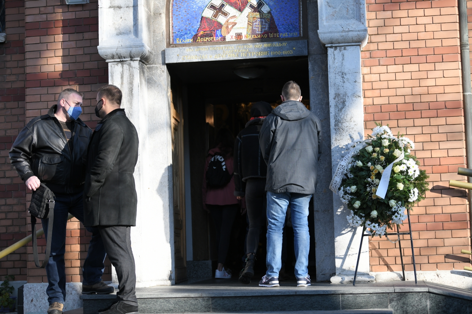 Beograd 12. decembar 2020. Sahrana glumca Tihomira Arsica Foto:Dragan Mujan/Nova.rs