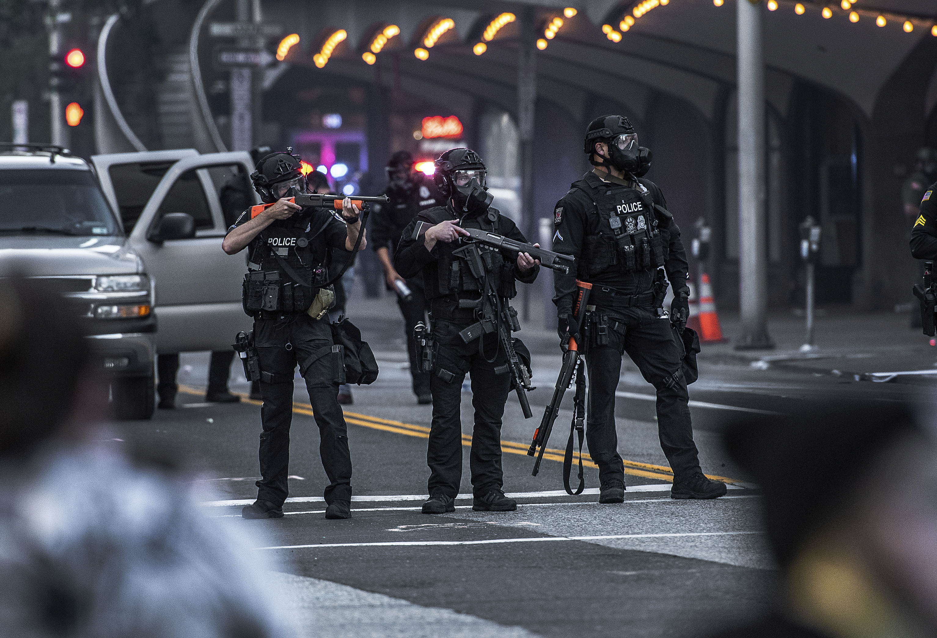 America Protests Washington State policija