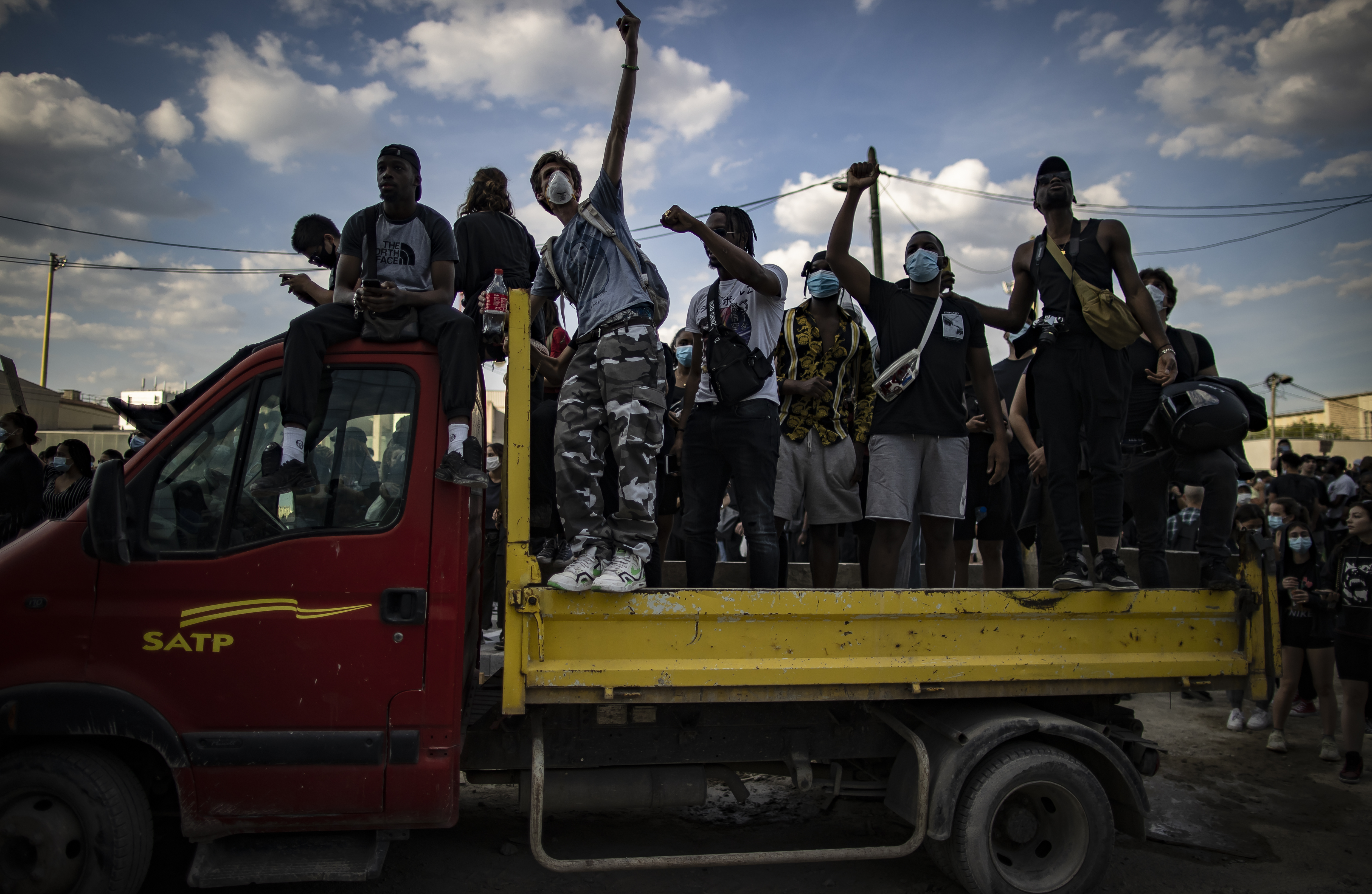 Protest in Paris against US police brutality