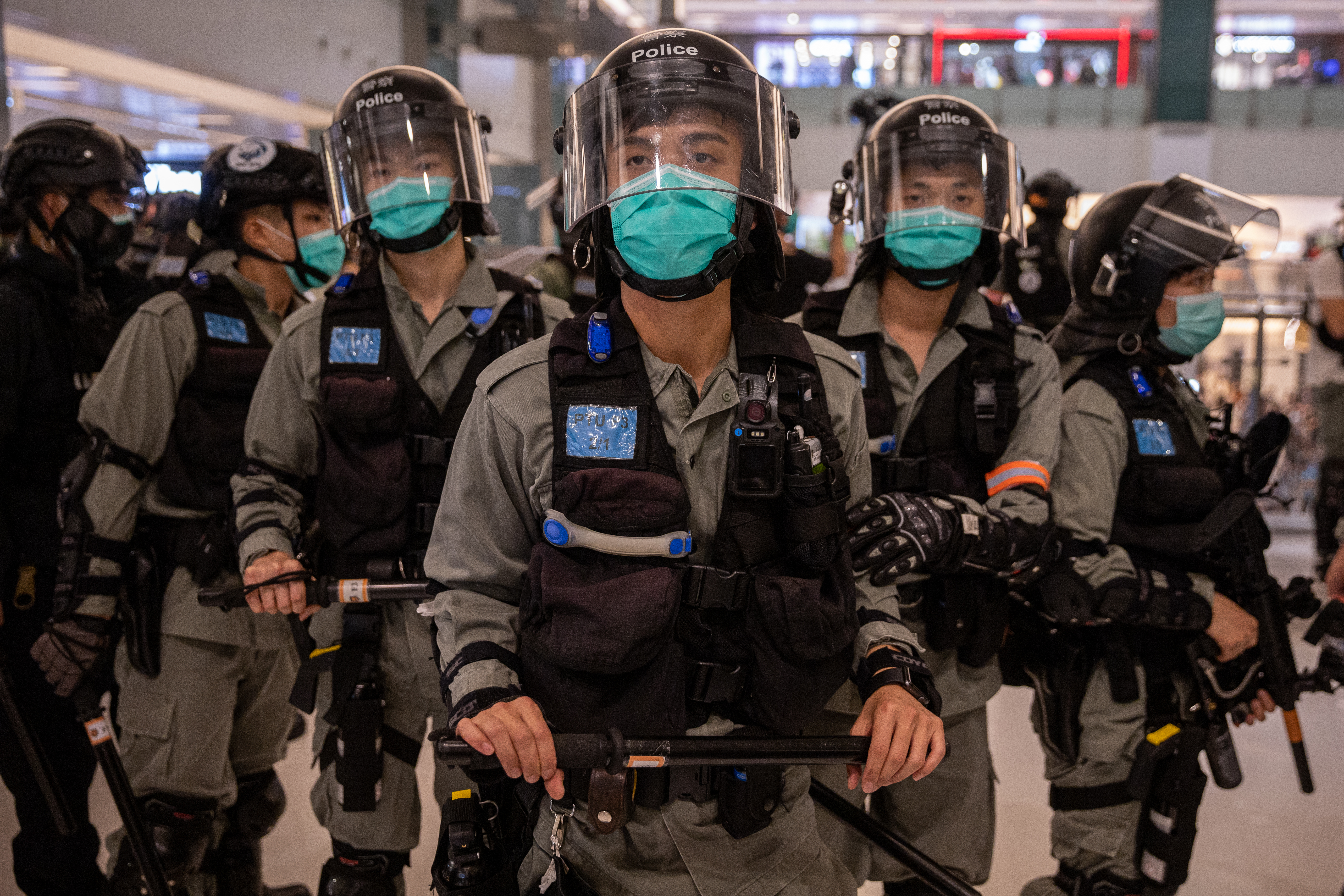 Mall protest on Labour Day